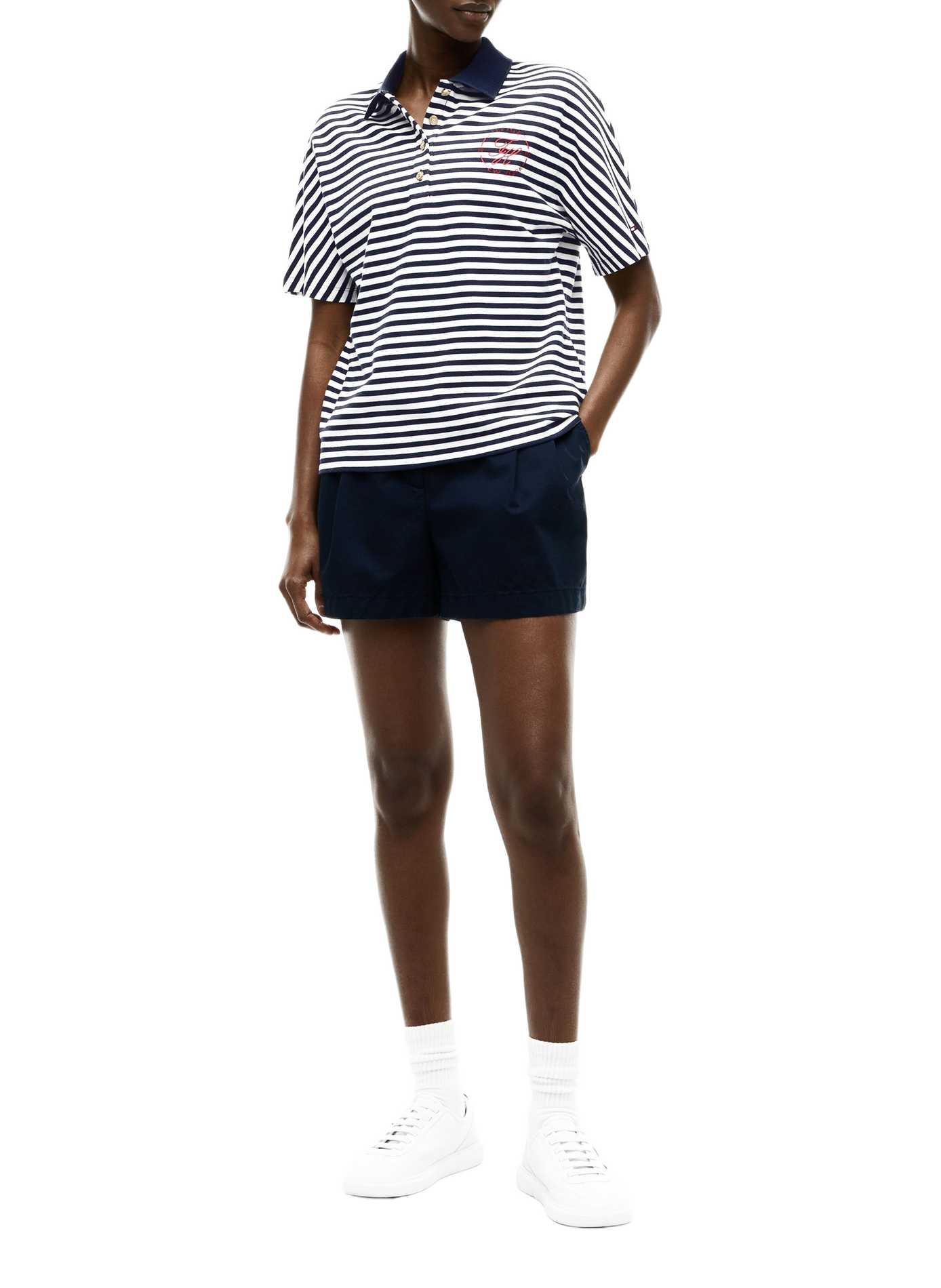Cotton-blend polo shirt TOMMY HILFIGER Multicolour