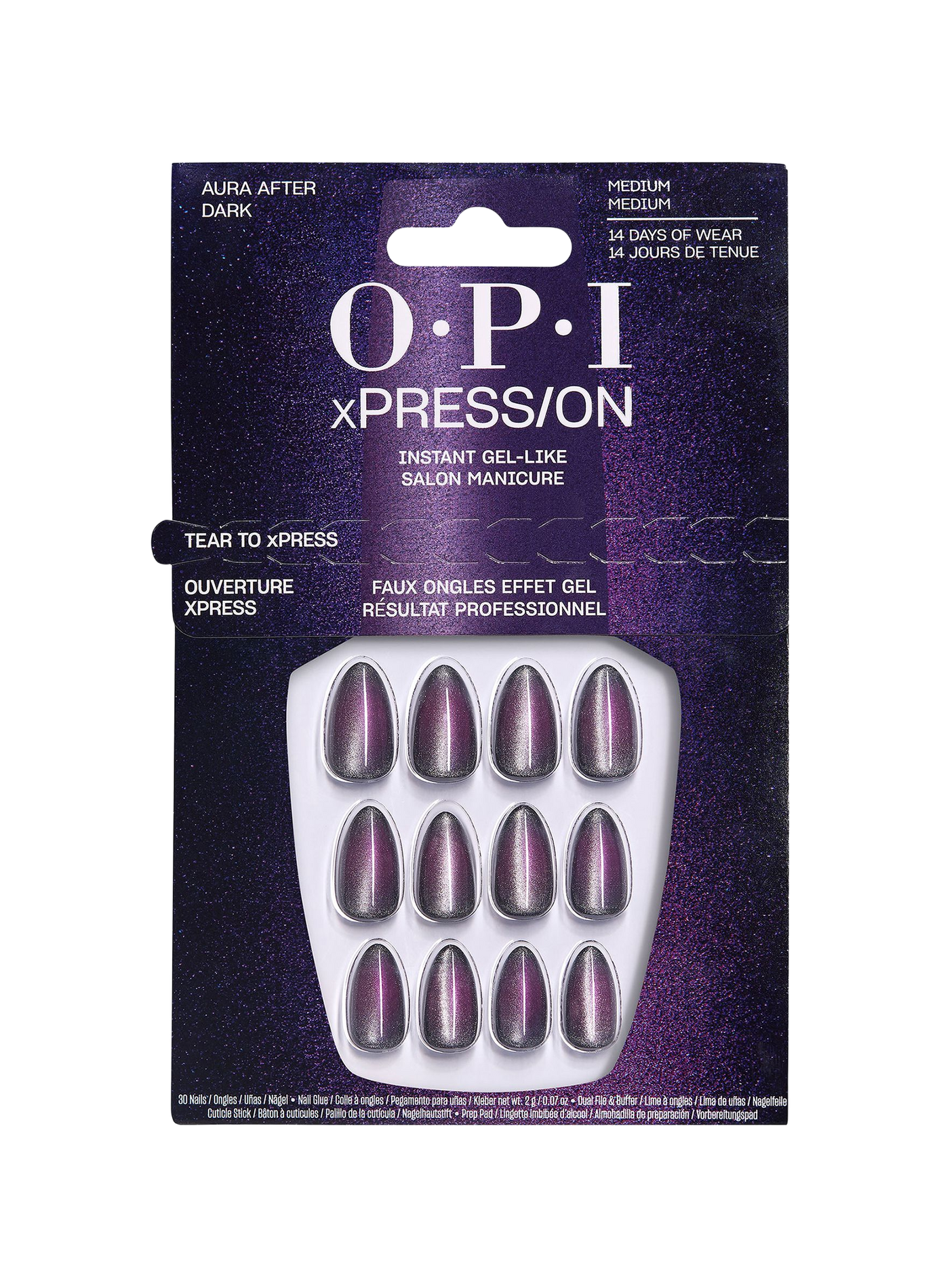 Aura After Dark - xPress/On
Aura Después del Anochecer - xPress/On OPI Violet foncé