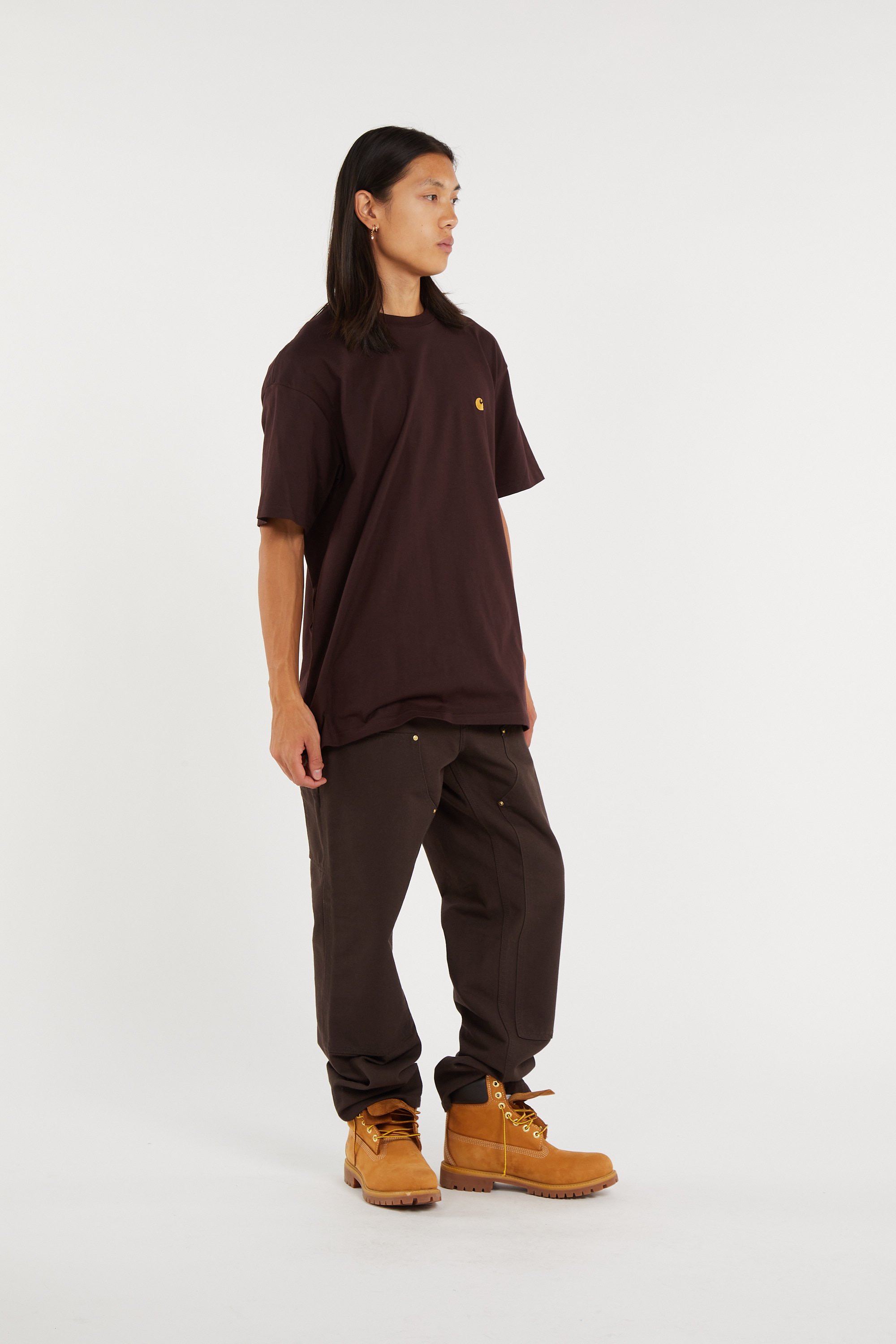 T-shirt chase CARHARTT WIP Marron