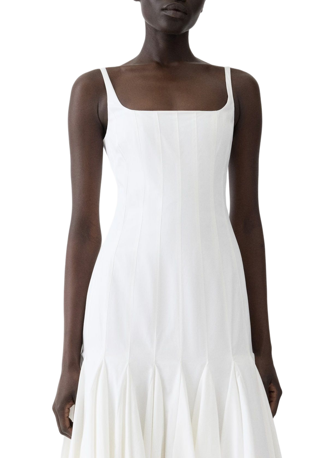La robe Agave en coton JACQUEMUS White