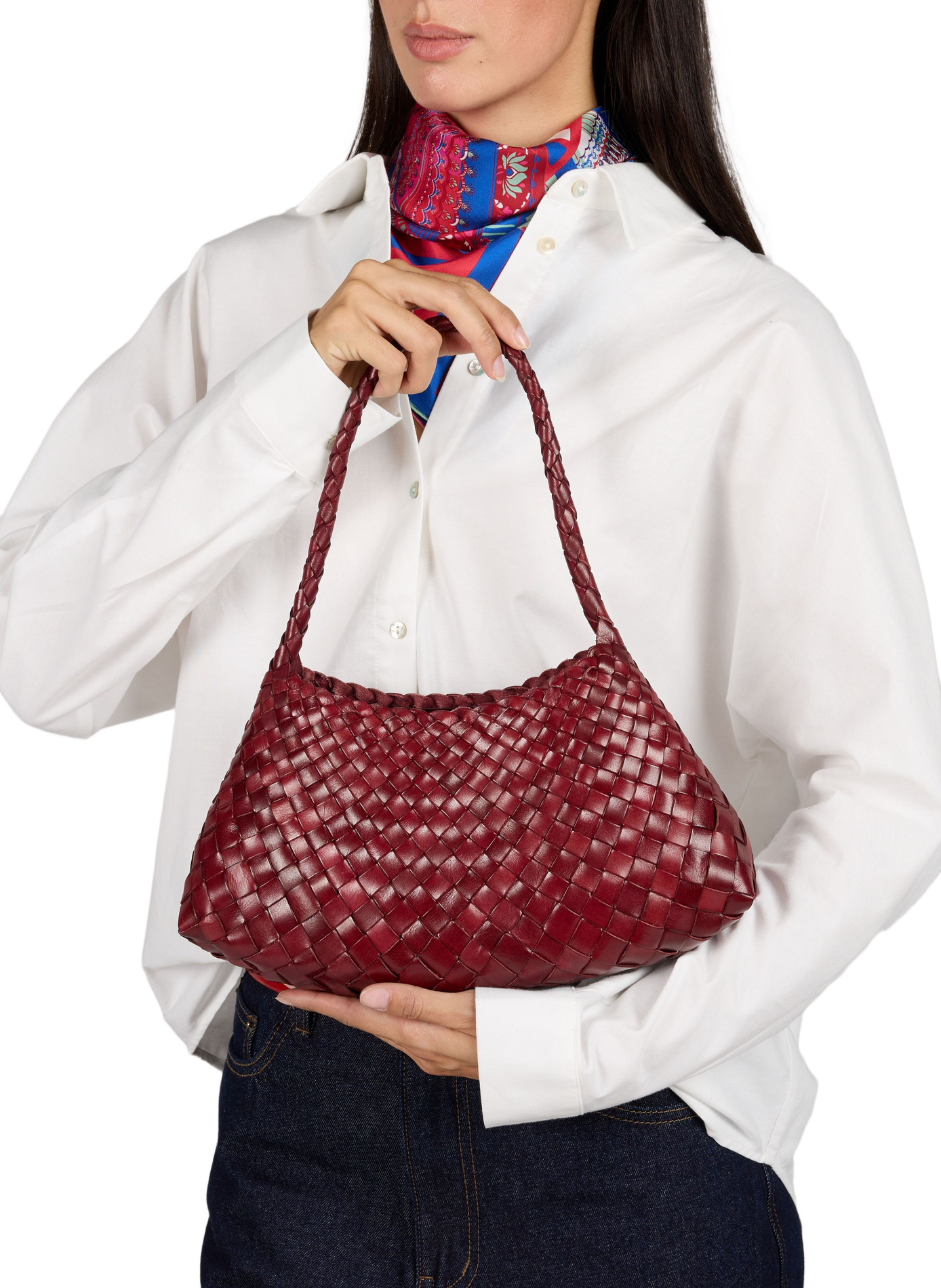 Rosanna leather handbag DRAGON DIFFUSION Red