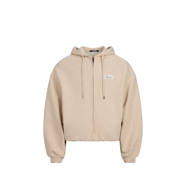 Sweat à capuche zippé uni Sweat à capuche zippé uni