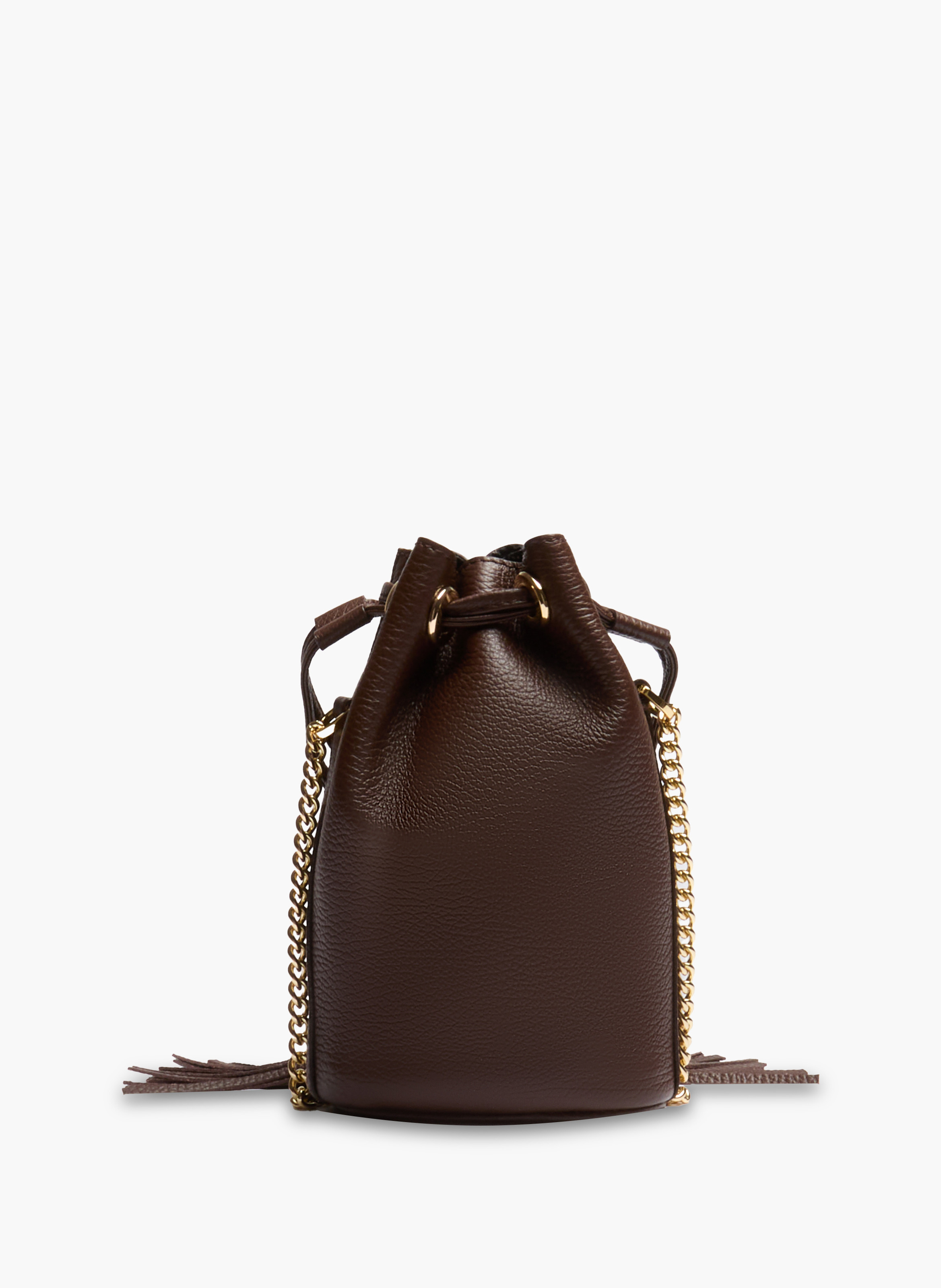 Mini sac seau premier flirt de lancel en cuir LANCEL Marron