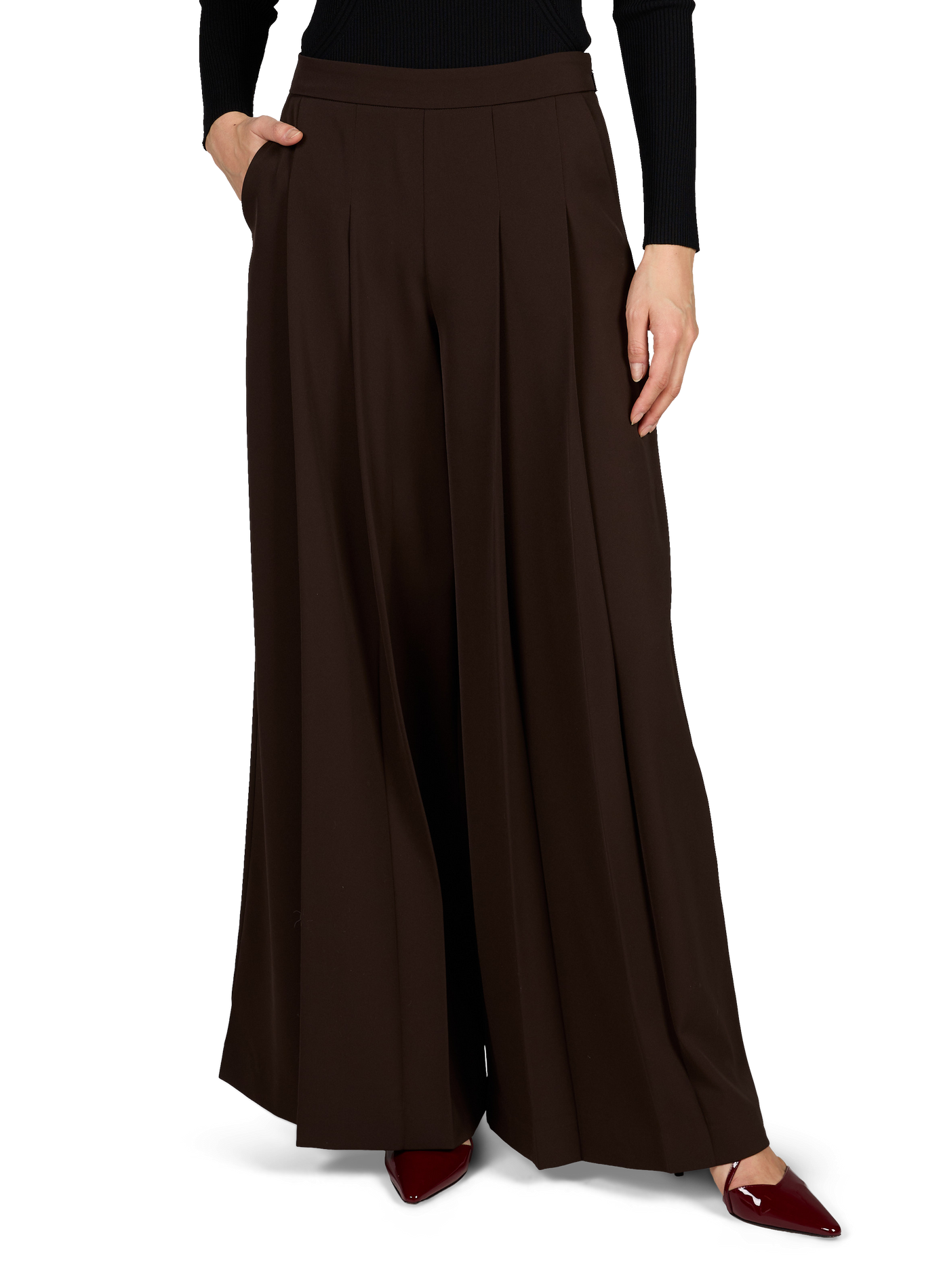 Wijde geplooide Kamila-broek GUESS