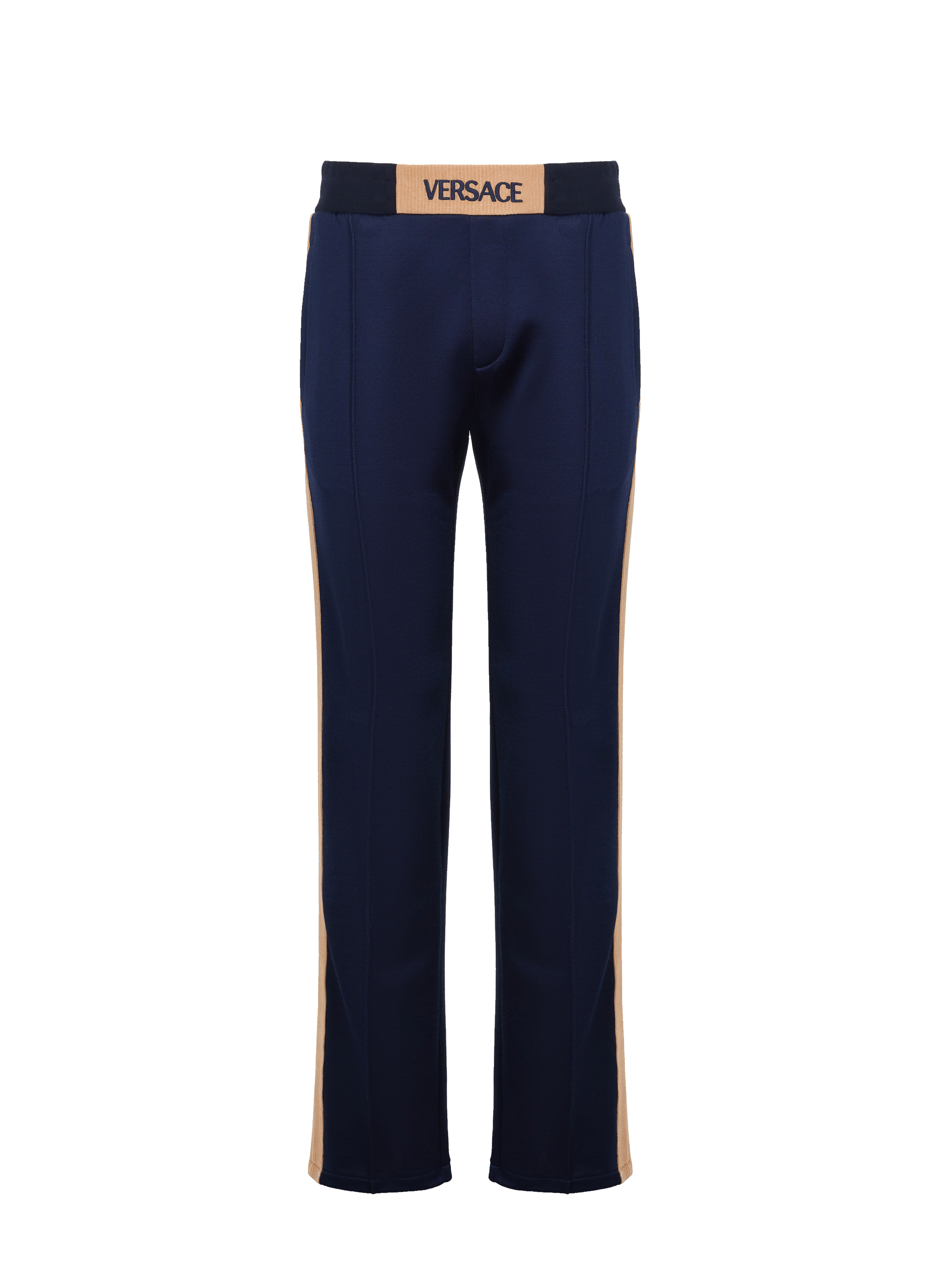 Pantalon de survêtement bicolore à logo