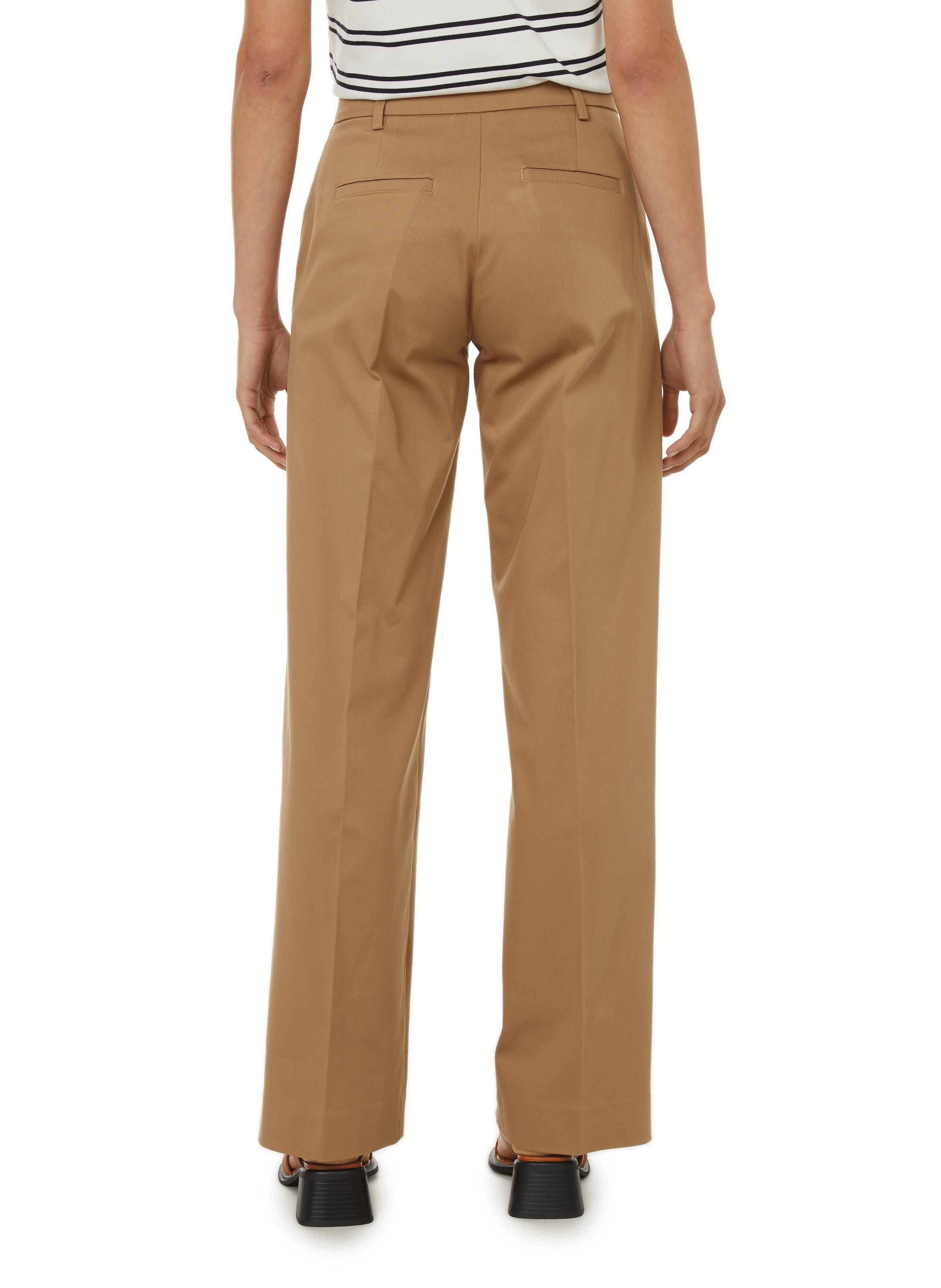 Wool and cotton trousers SAISON 1865 Brown