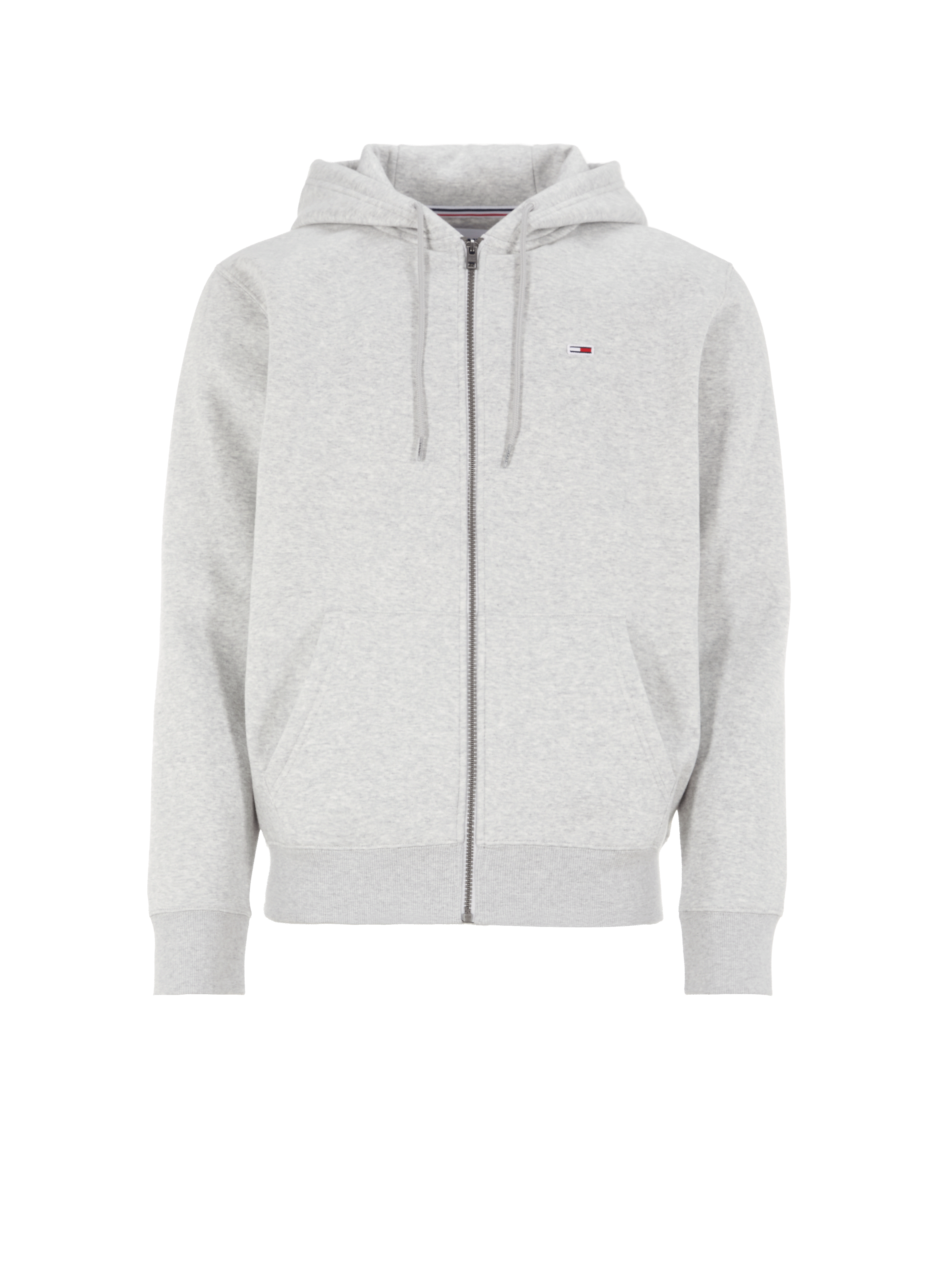Hoodie zippé en coton mélangé