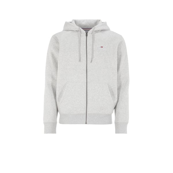 Hoodie zippé en coton mélangé