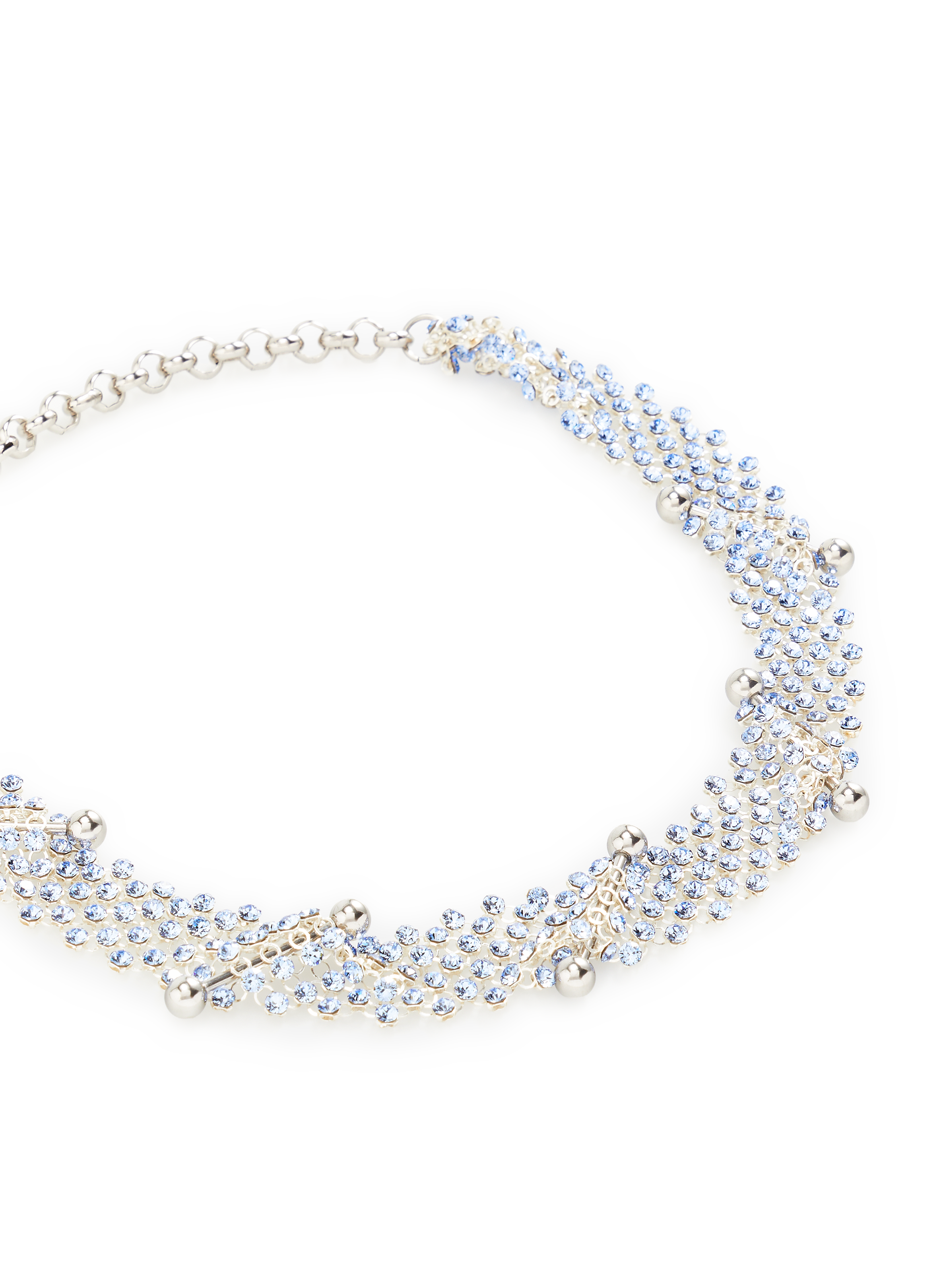 Collier ras de cou à strass