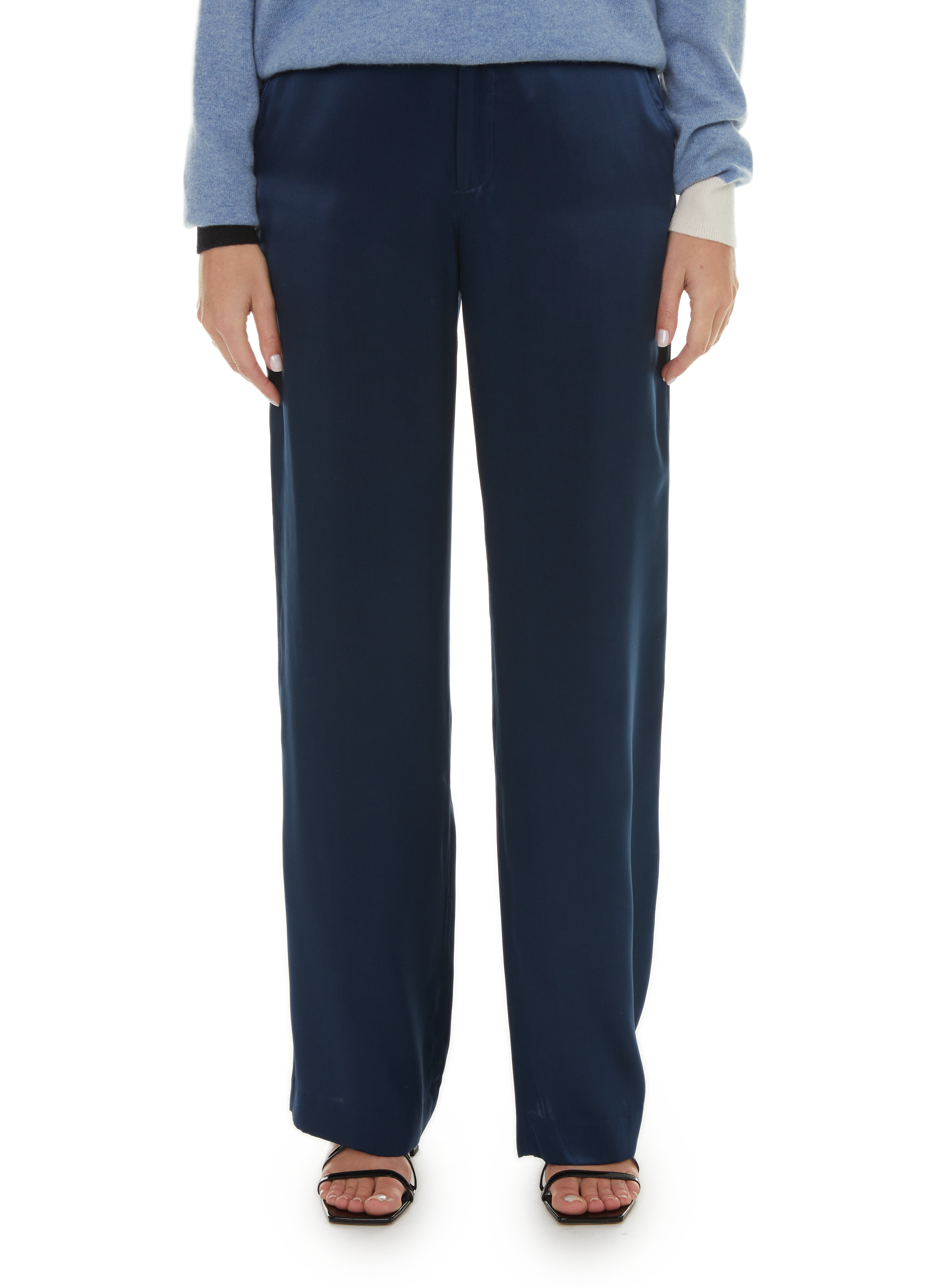 Mules en cuir  BY FAR Noir