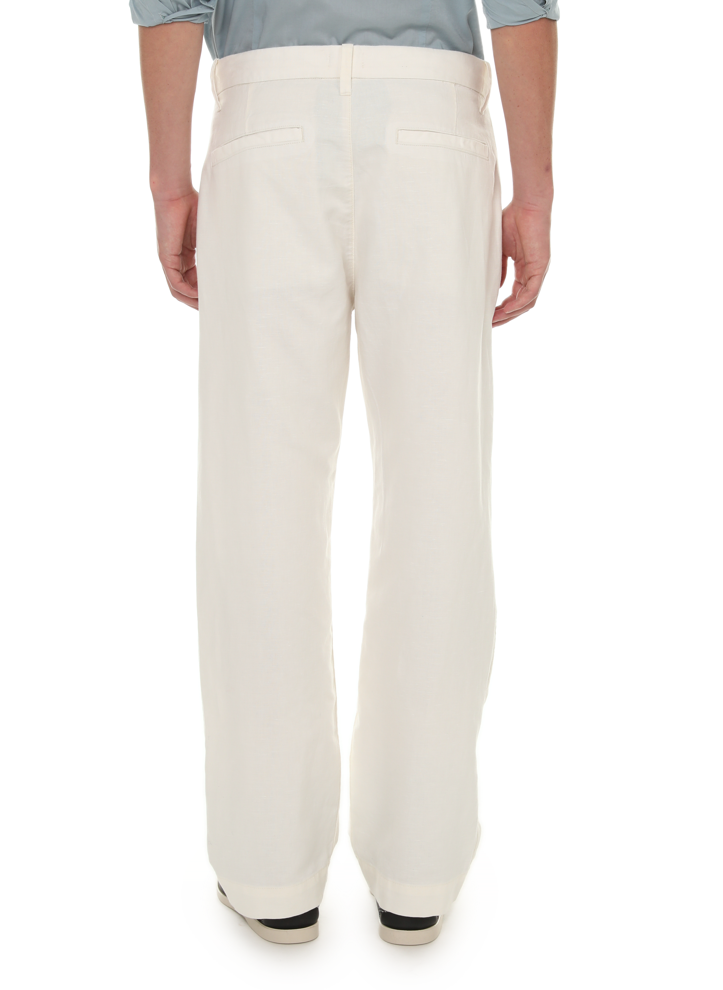 Pantalon en lin et coton  ESPRIT Beige