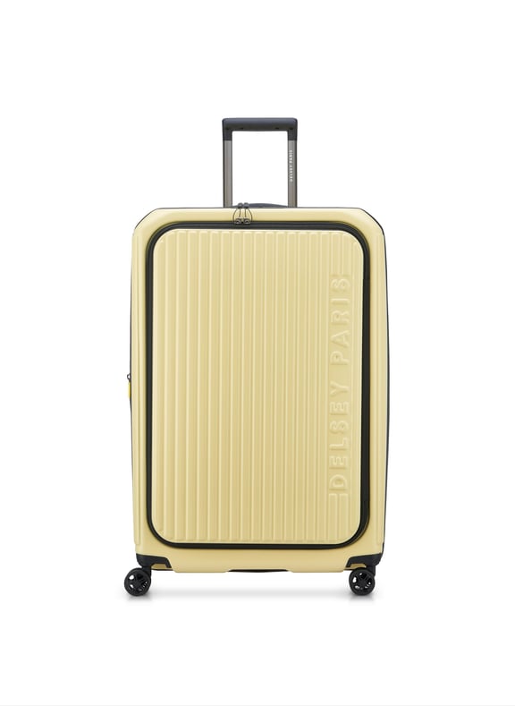 Valise soute rigide taille xl - securitime zip Jaune by DELSEY PARIS DELSEY PARIS Valise soute rigide taille xl - securitime zip Jaune