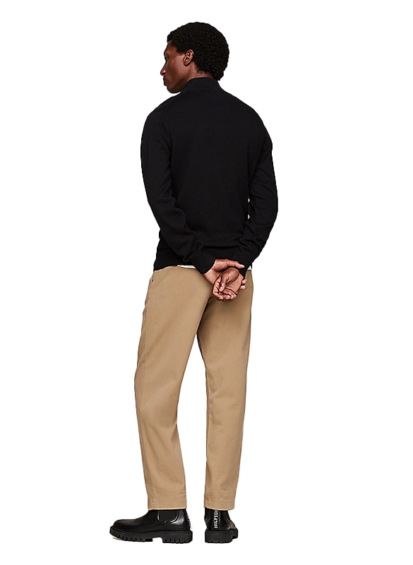 Cotton and cashmere jacket  TOMMY HILFIGER Black