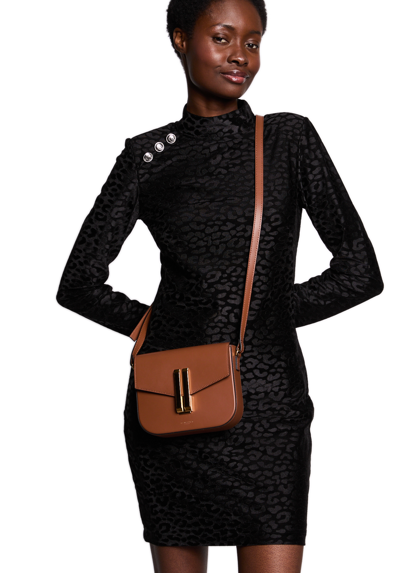 Small Vancouver handbag DEMELLIER LONDON Brown