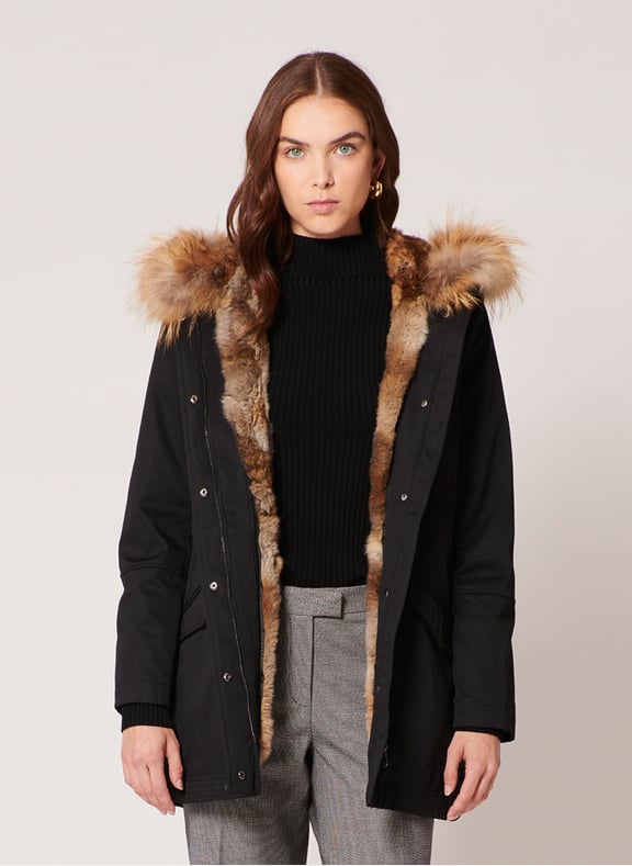 Parka noir - piria Noir by ZAPA ZAPA Parka noir - piria Noir