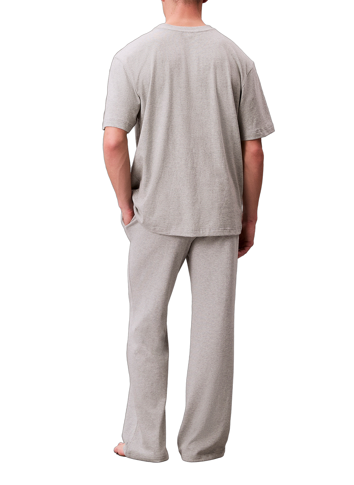 Cotton Trousers CALVIN KLEIN Grey