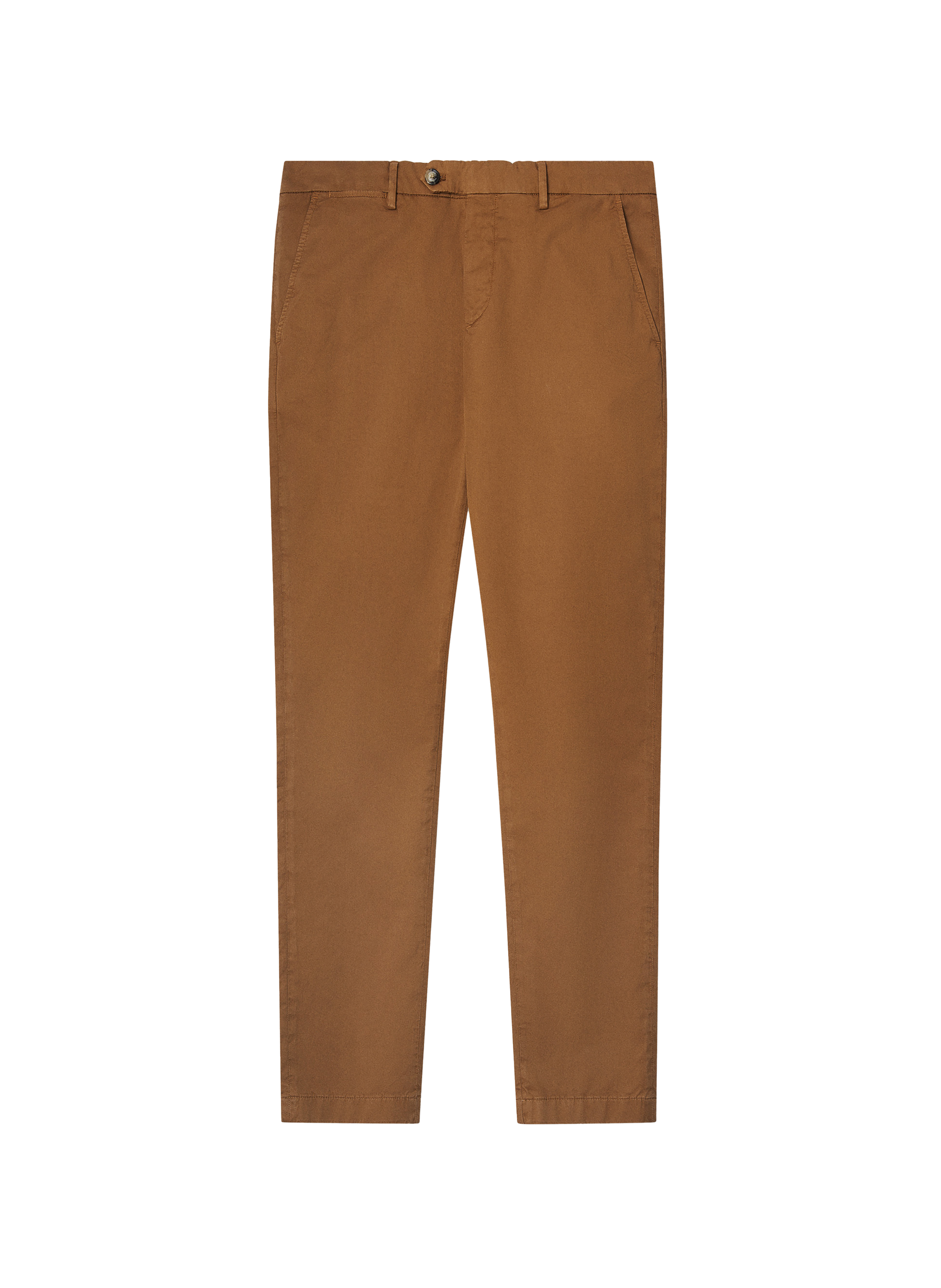 Pantalon droit FACONNABLE Marron