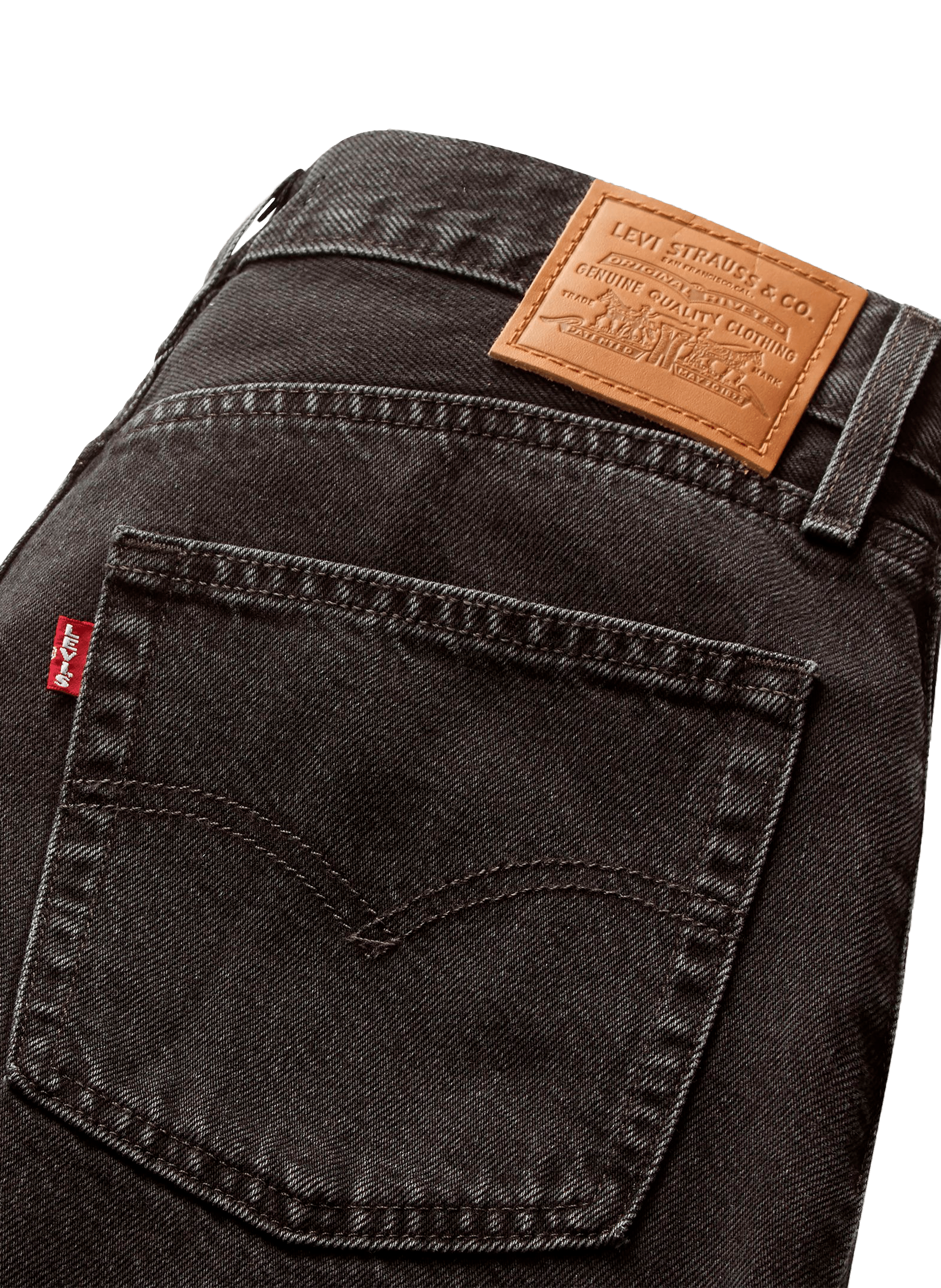 Bermuda ample en jean LEVI'S Noir