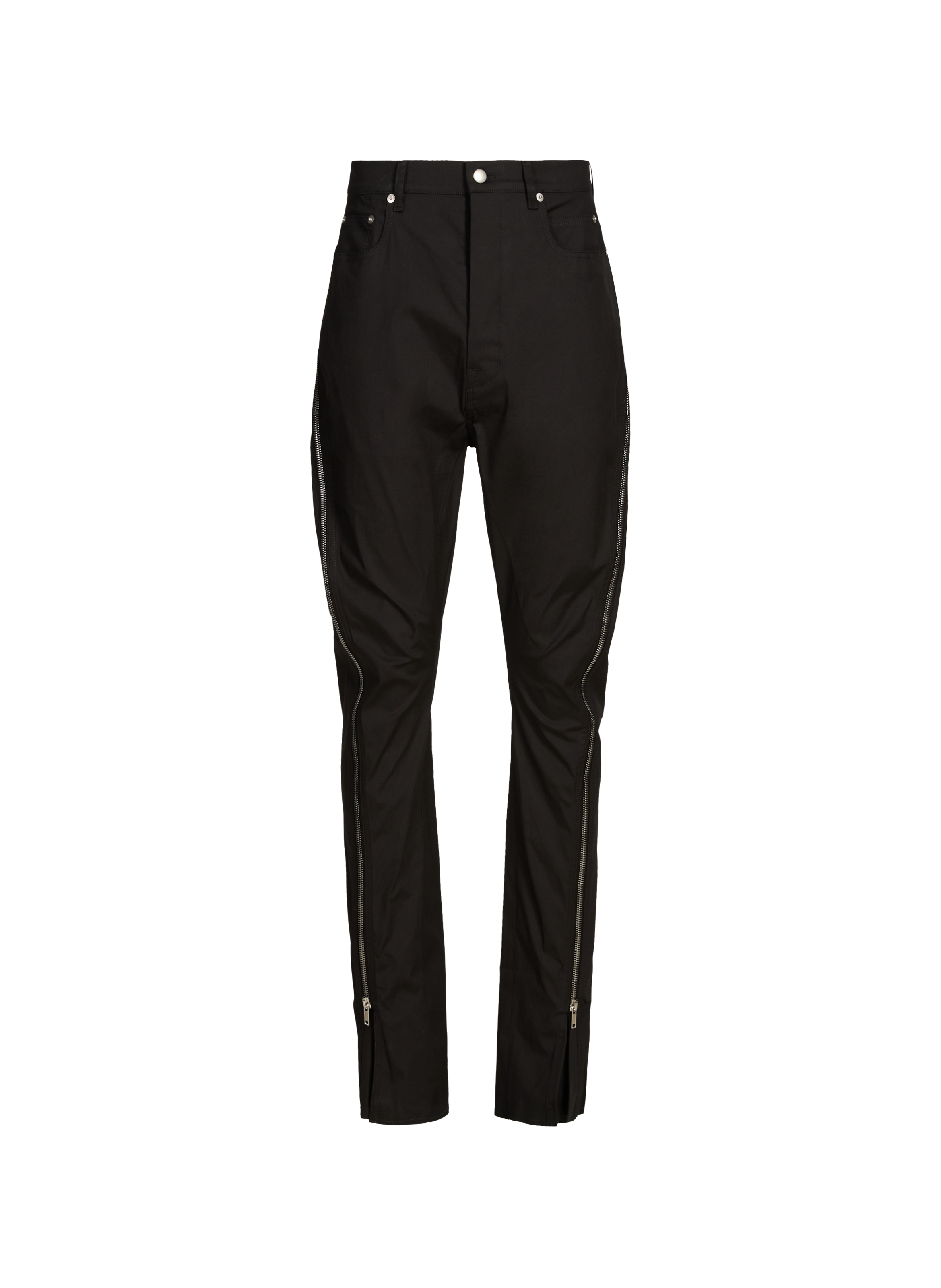 Bolan mixed cotton trousers RICK OWENS Black