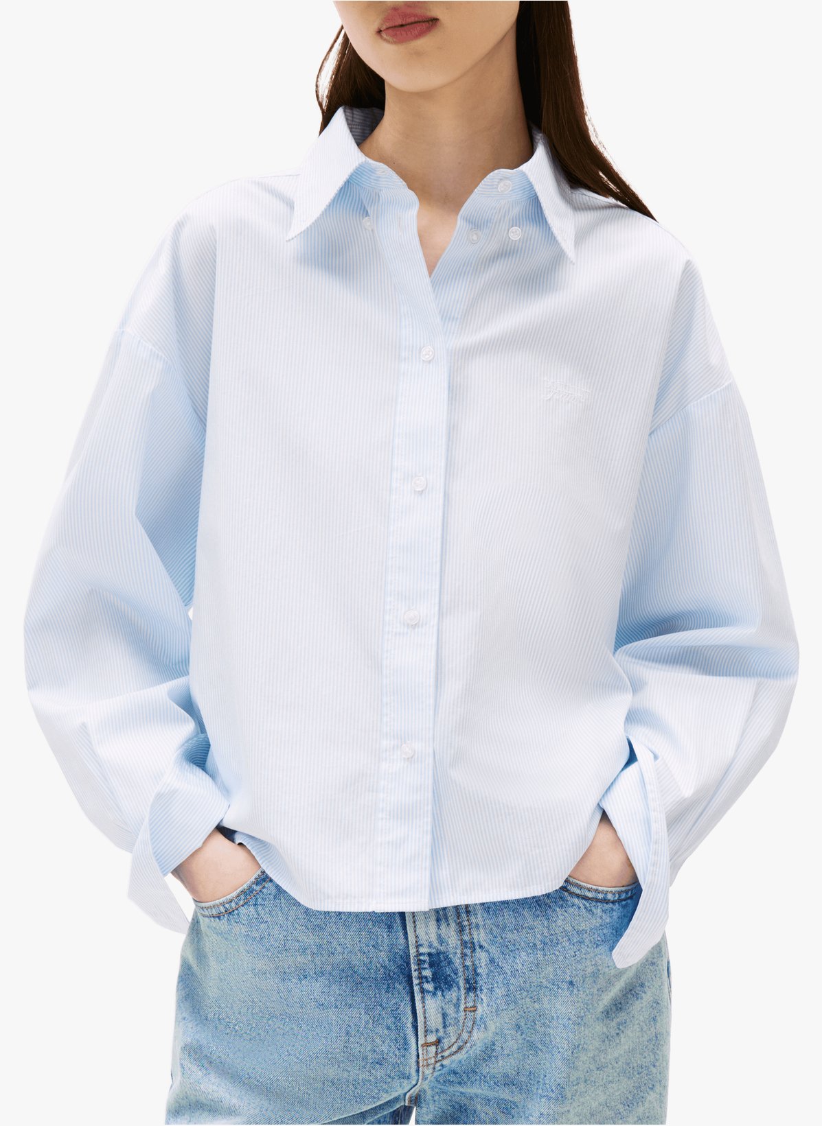 Chemise courte en coton