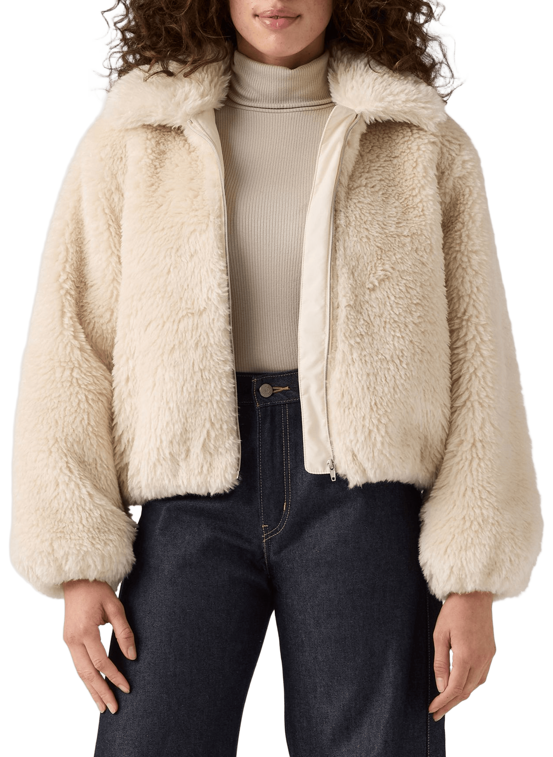 LEVI'S Manteau texturé Beige