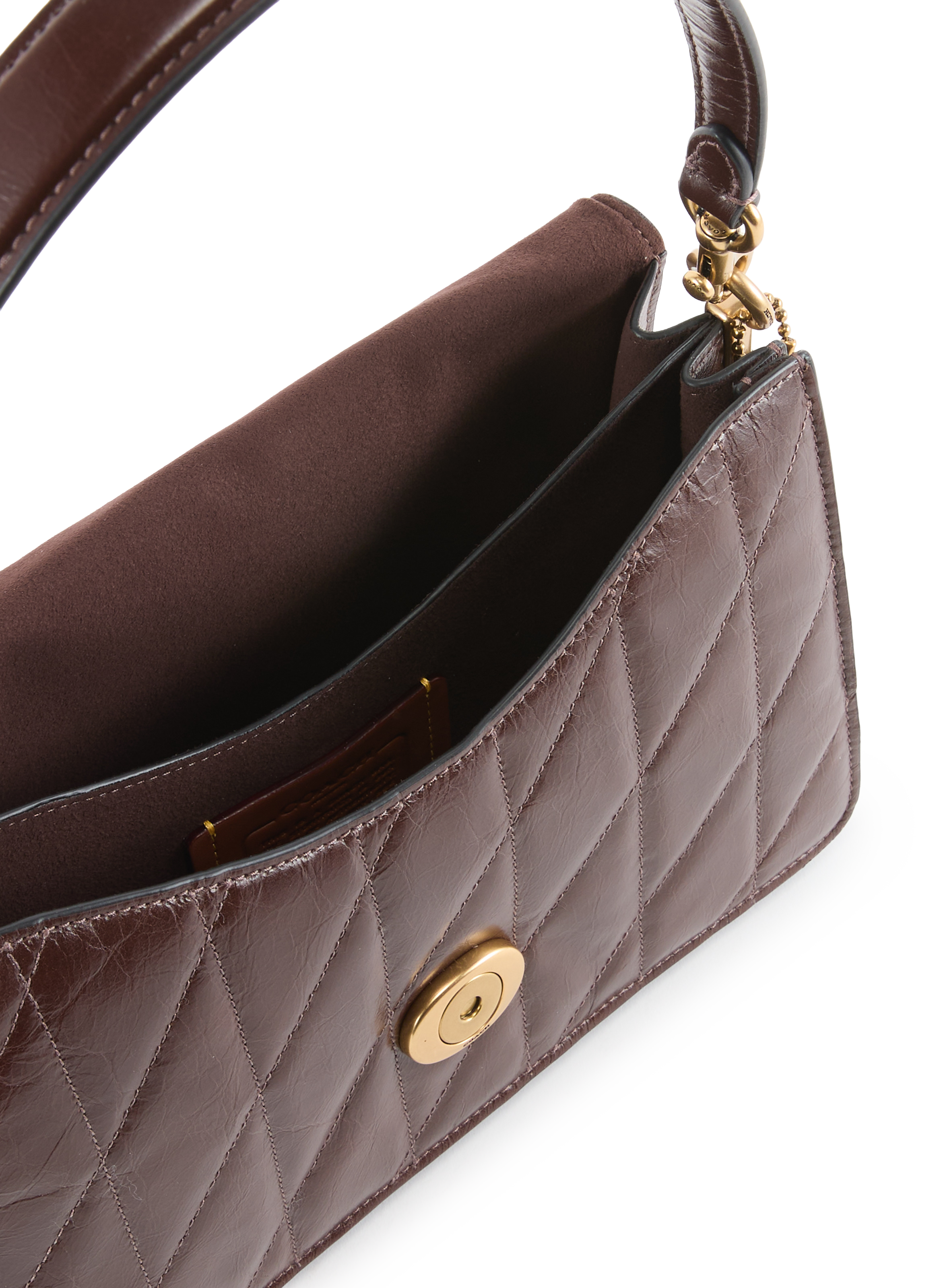 Sac à bandoulière Tabby COACH Marron