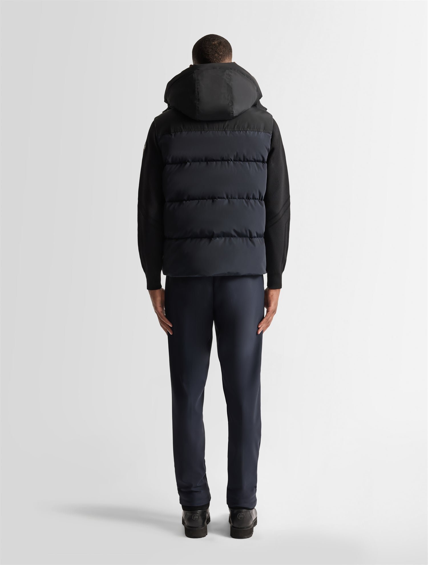 Veste sans manches yonox col capuche coupe regular FUSALP Bleu