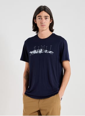 T-shirt imprimé en laine ICEBREAKER T-shirt imprimé en laine ICEBREAKER