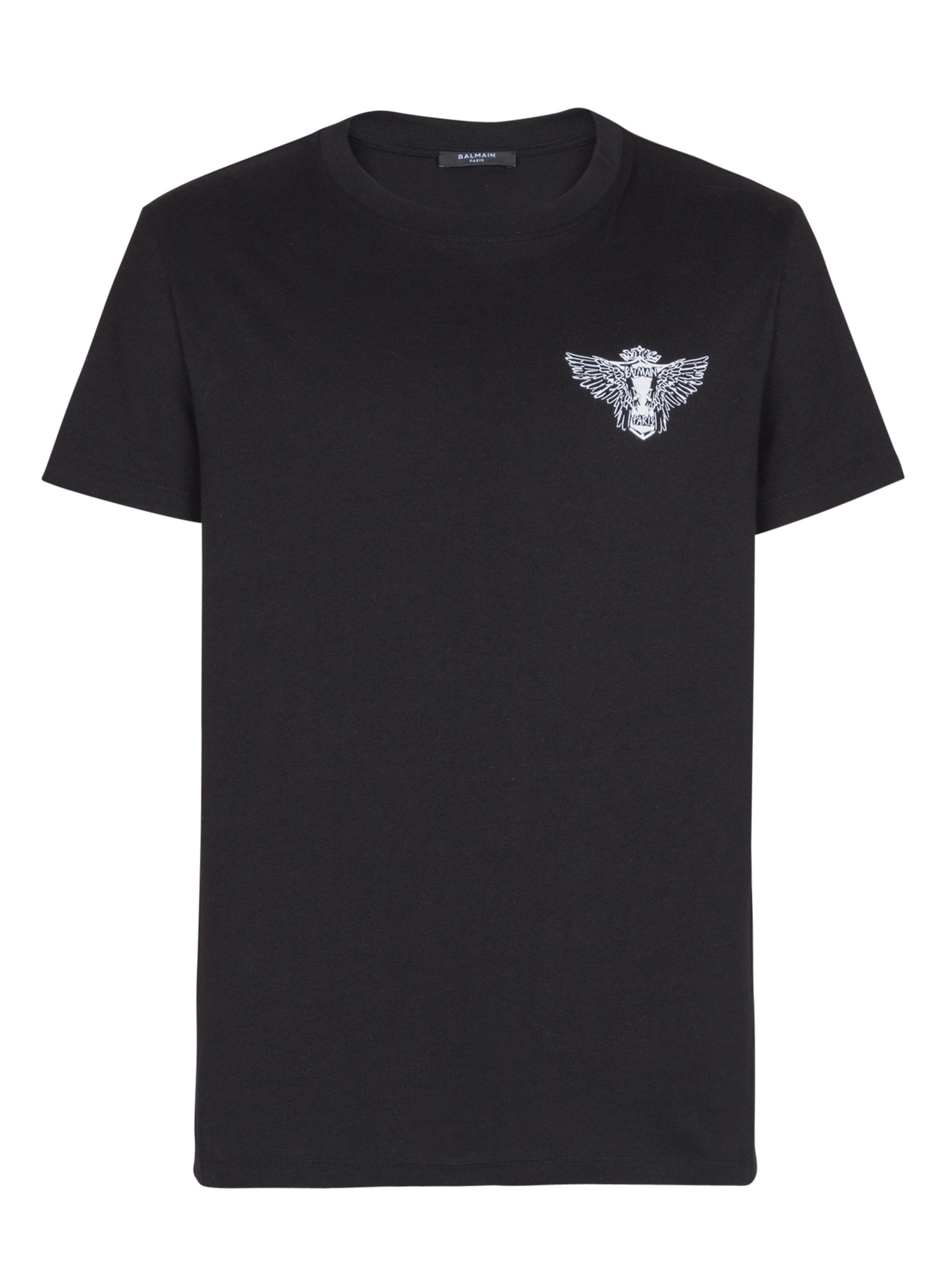 T-shirt à imprimé BALMAIN Noir