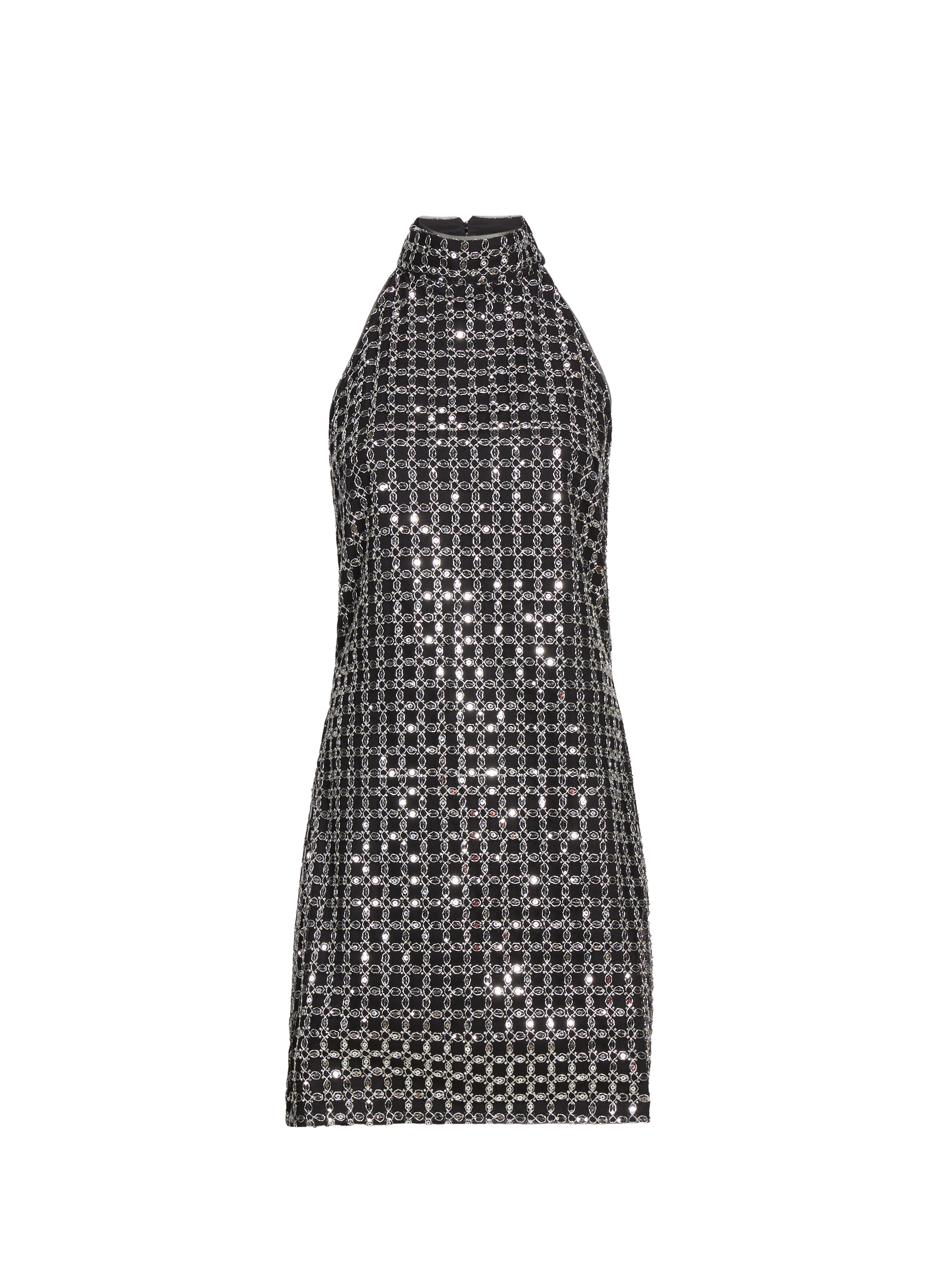 ROTATE Sequin mini dress Black