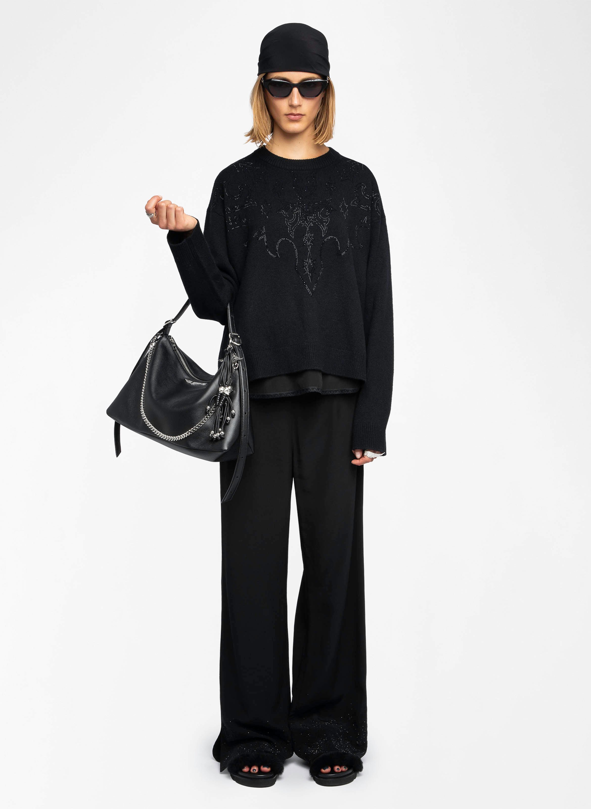 Pull col rond en cachemire markuz ZADIG&VOLTAIRE Noir