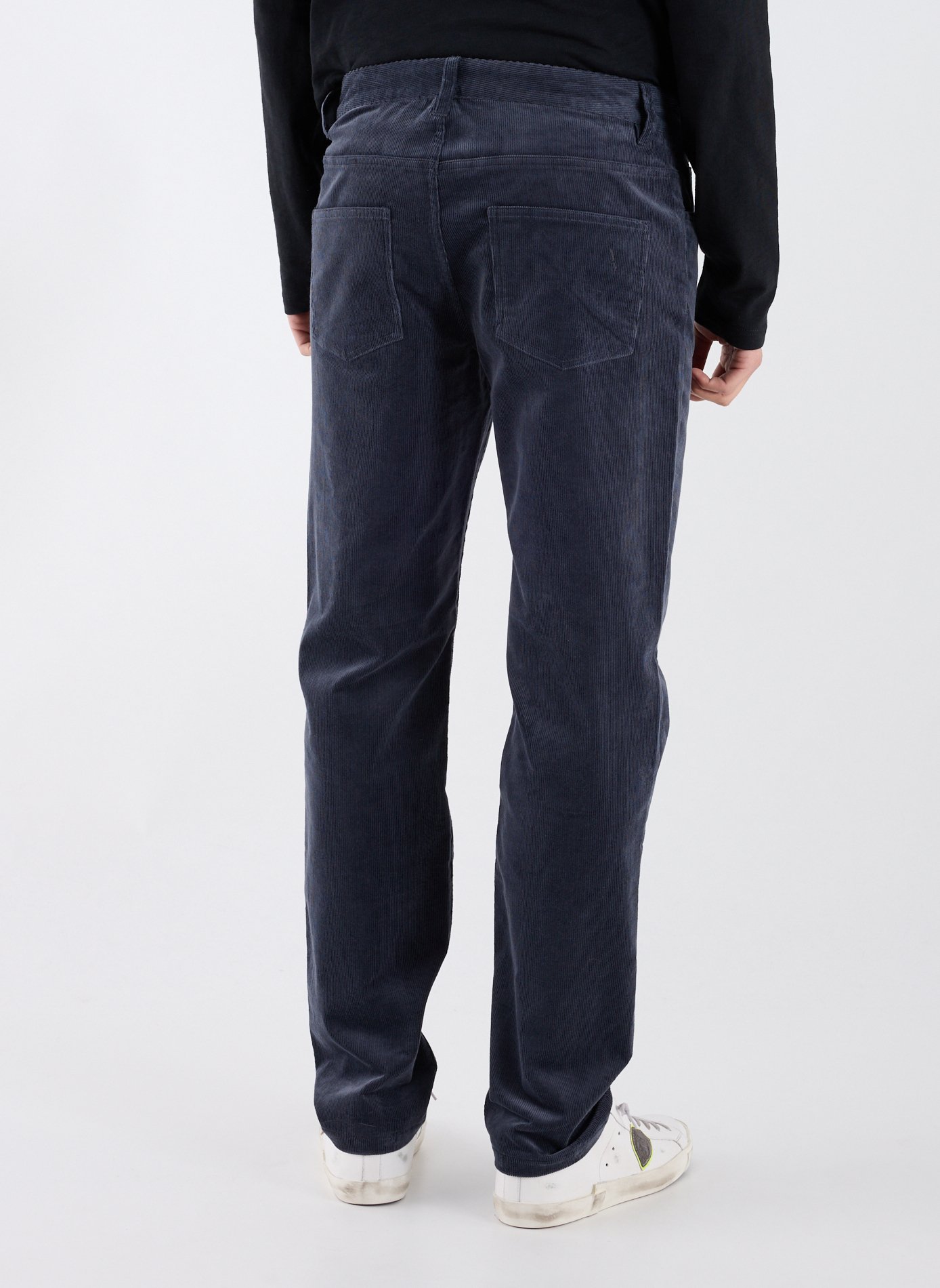Mixed cotton trousers AIGLE Blue