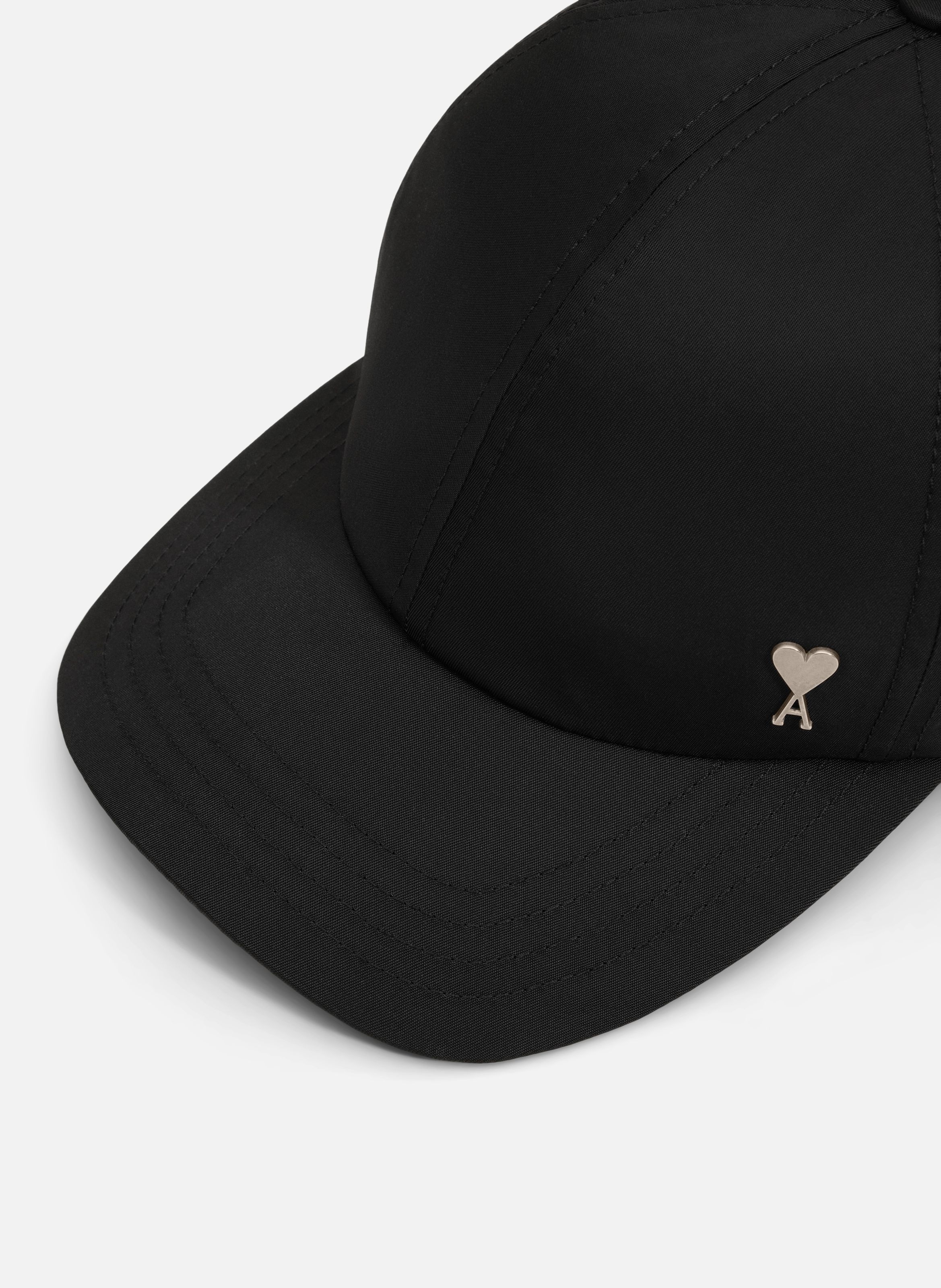 Casquette rivet ami de coeur unisexe en nylon AMI PARIS Noir