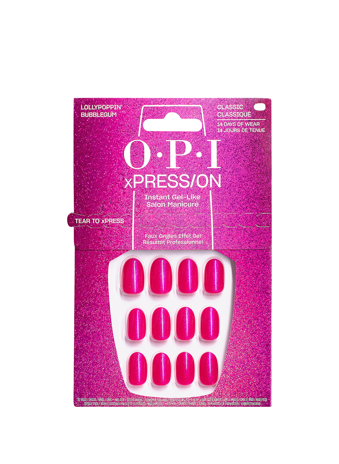 OPI Lollypoppin' Bubblegum - xPRESS/ON Rose moyen