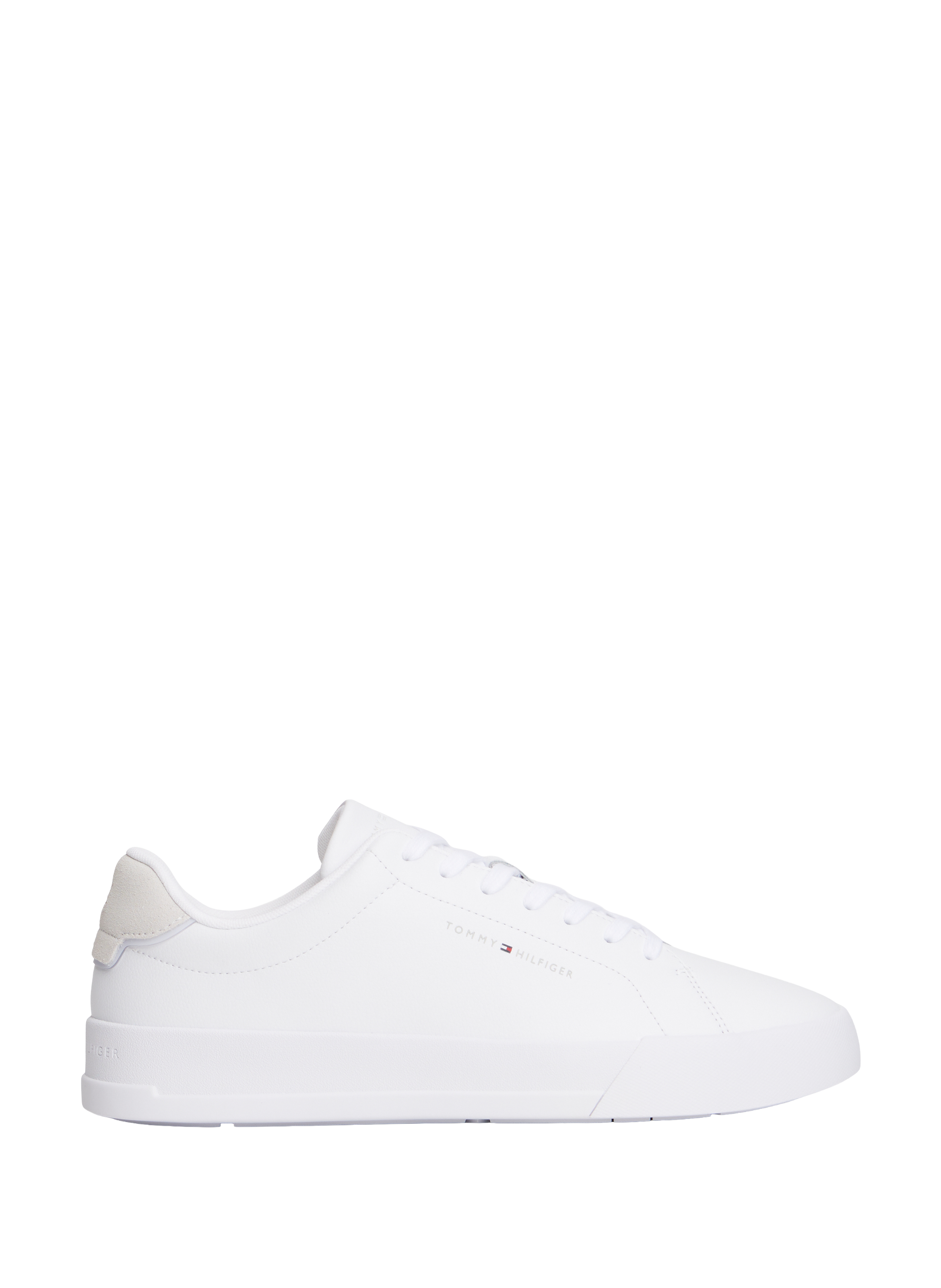 Low-top sneakers in smooth leather TOMMY HILFIGER White