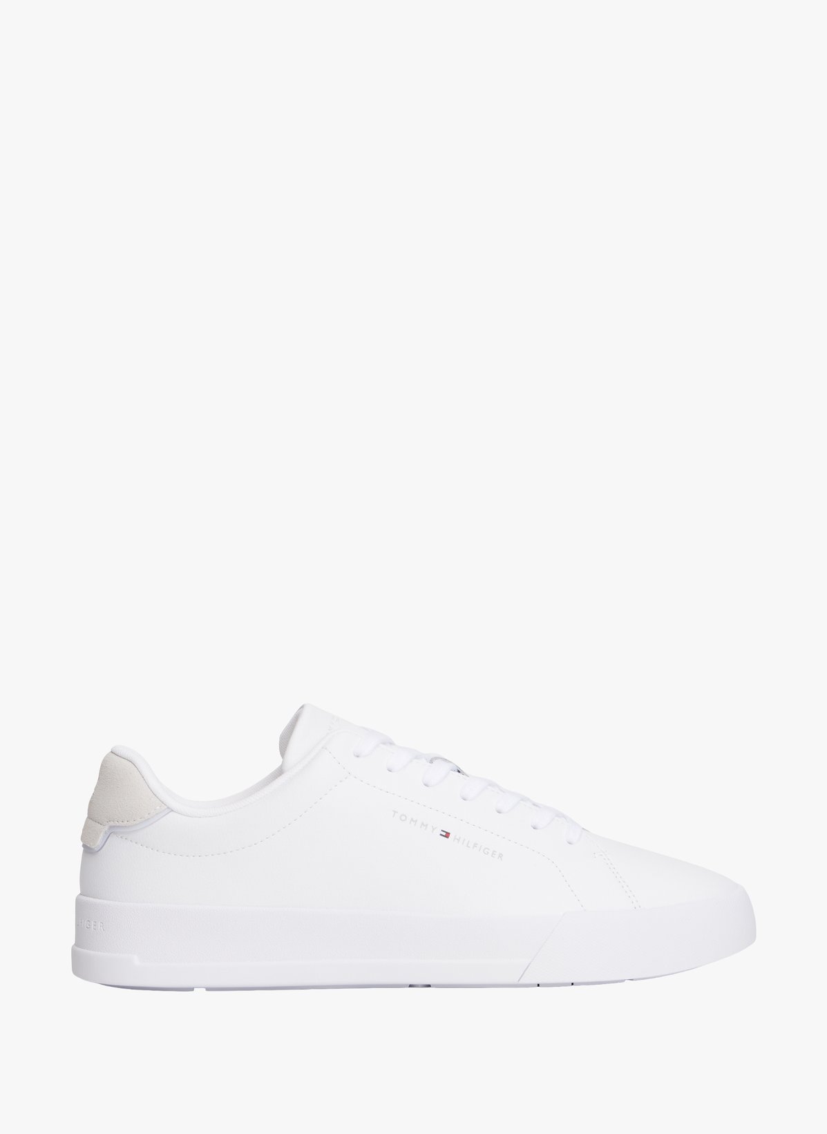 Baskets basses en cuir lisse