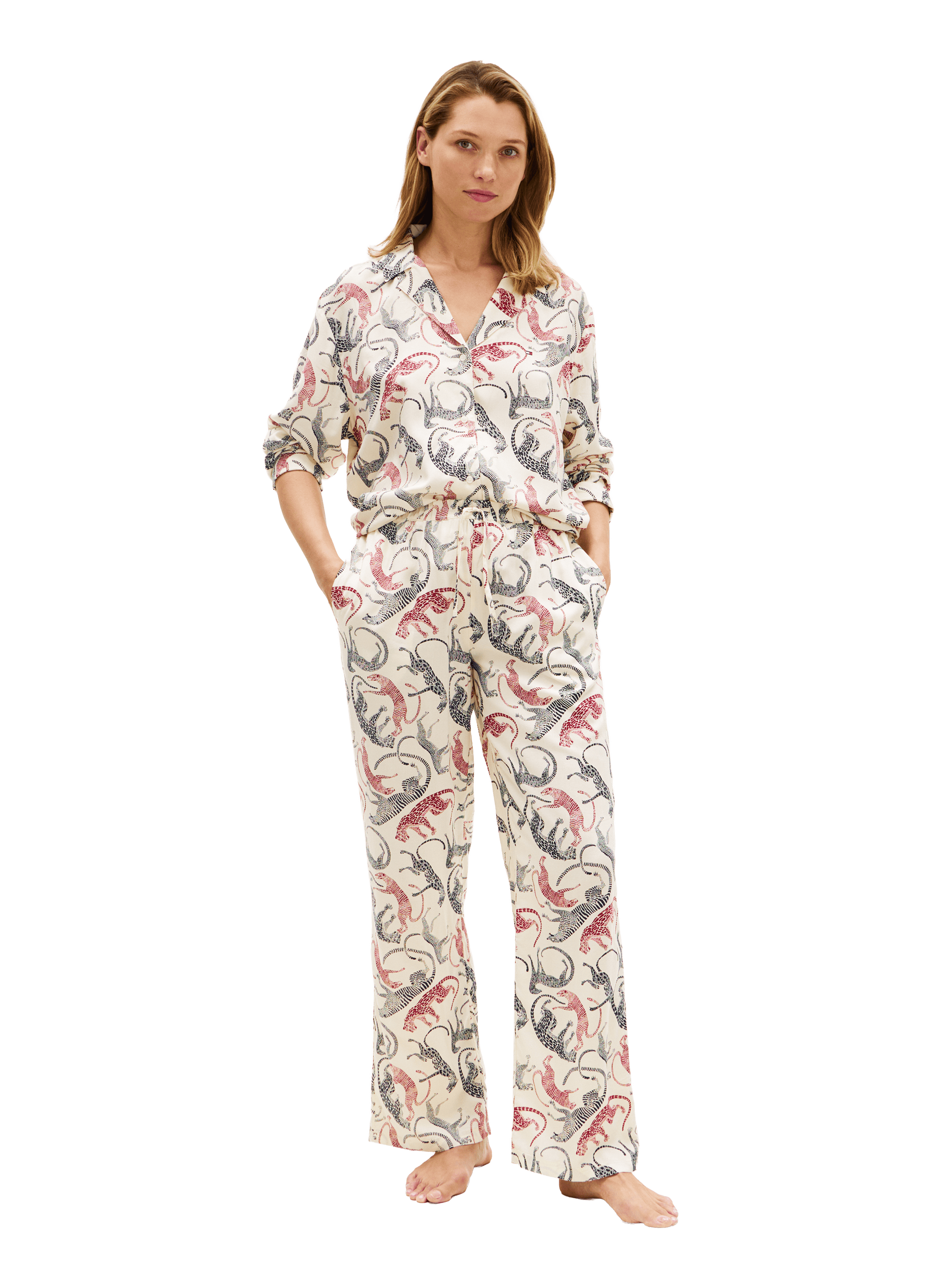 Pantalon de pyjama imprimé TOMMY HILFIGER Multicolore