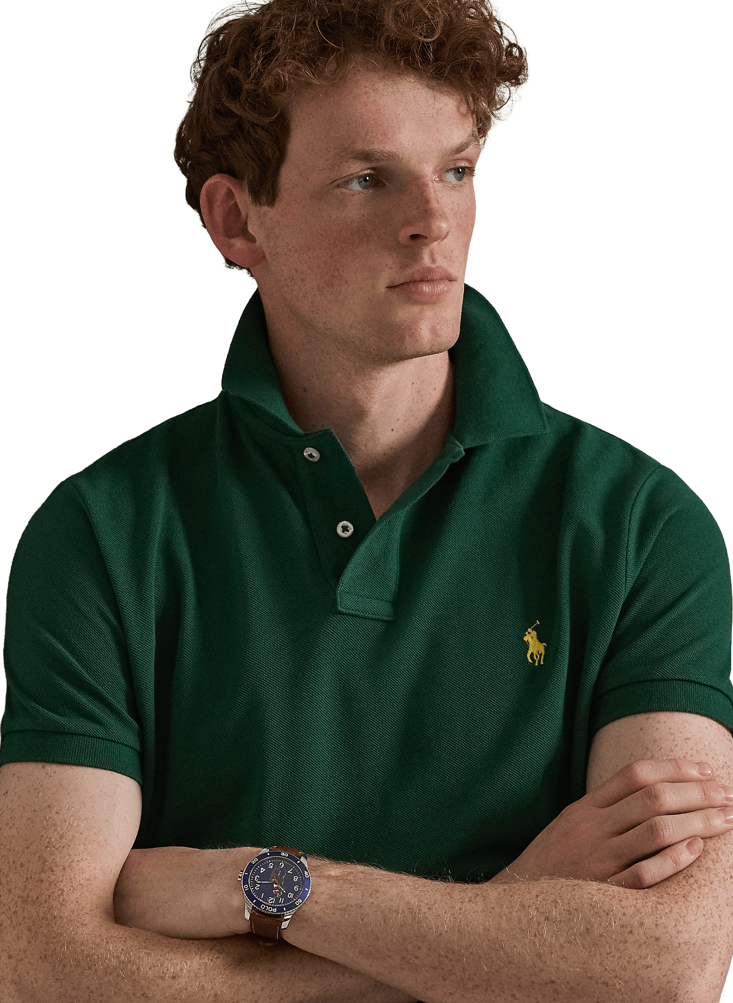  Cotton polo shirt  Green