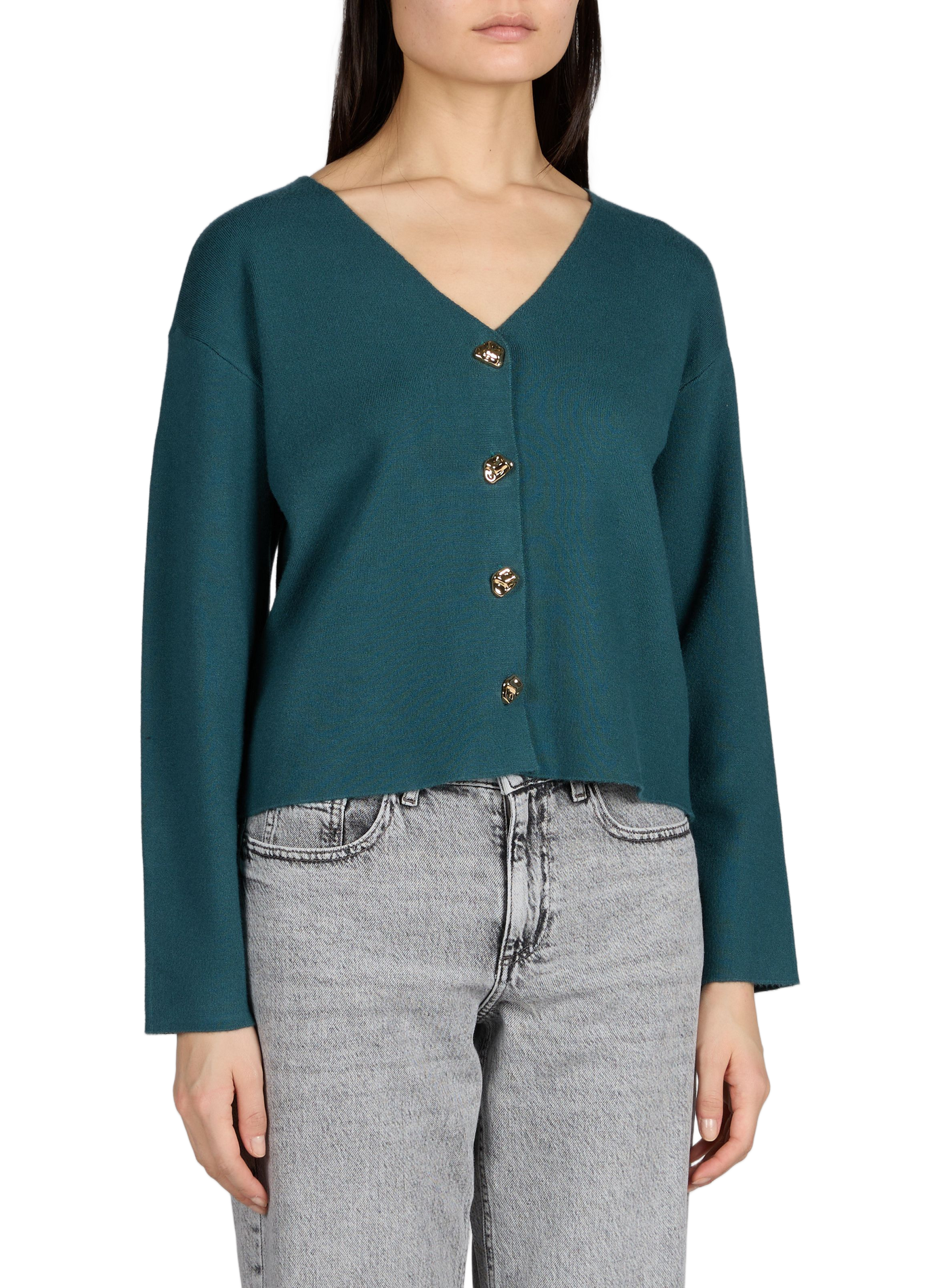 Cardigan Vicassie uni VILA Bleu