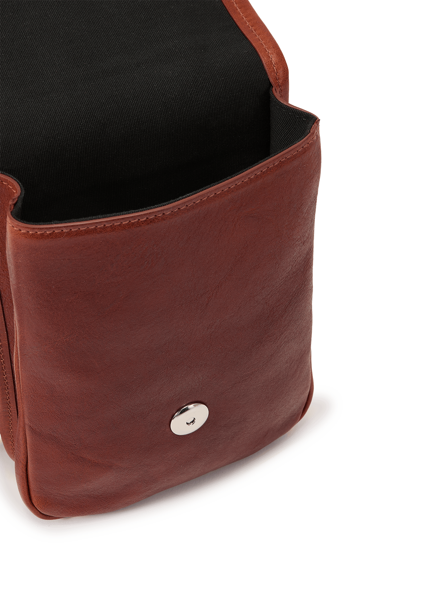 Sac à main porté croisé en cuir IL BISONTE Marron