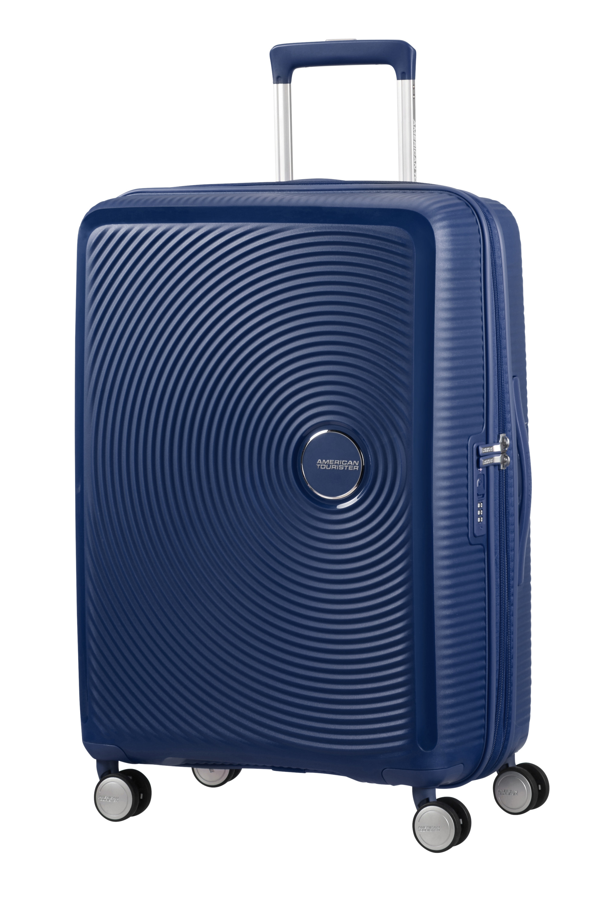 Soundbox valise 4 roues taille m AMERICAN TOURISTER Bleu