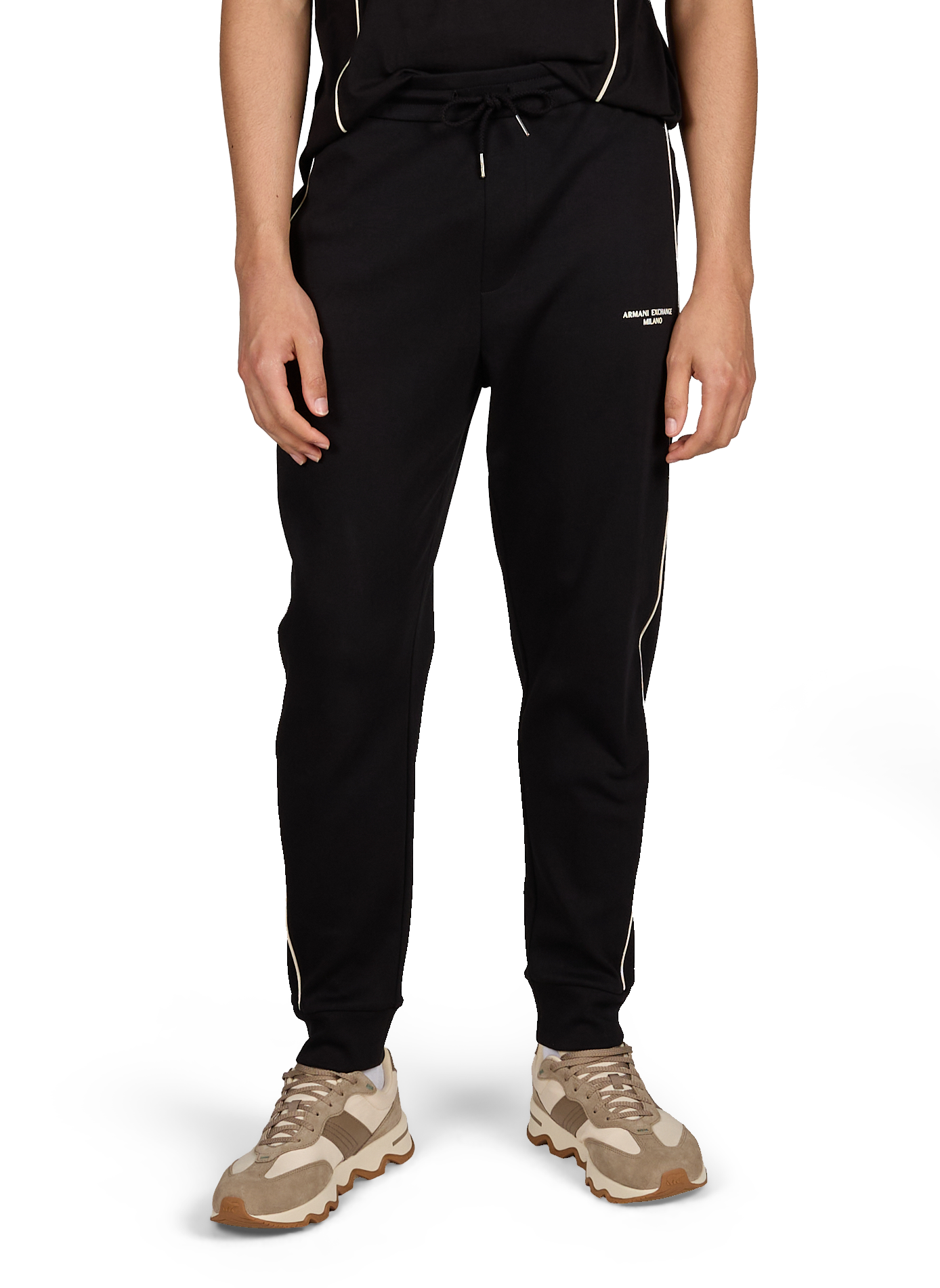 Cotton joggers ARMANI EXCHANGE Black