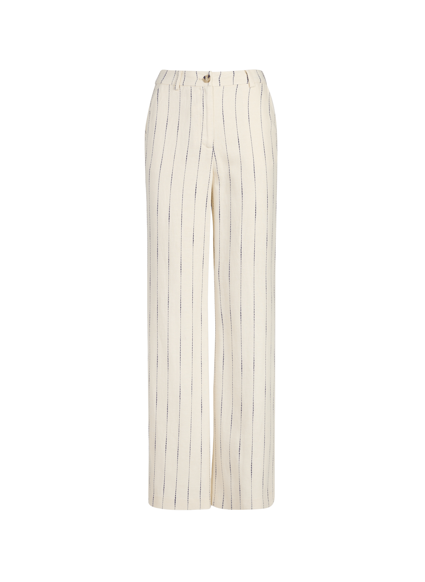 Pantaloni a righe Vidancina VILA Beige