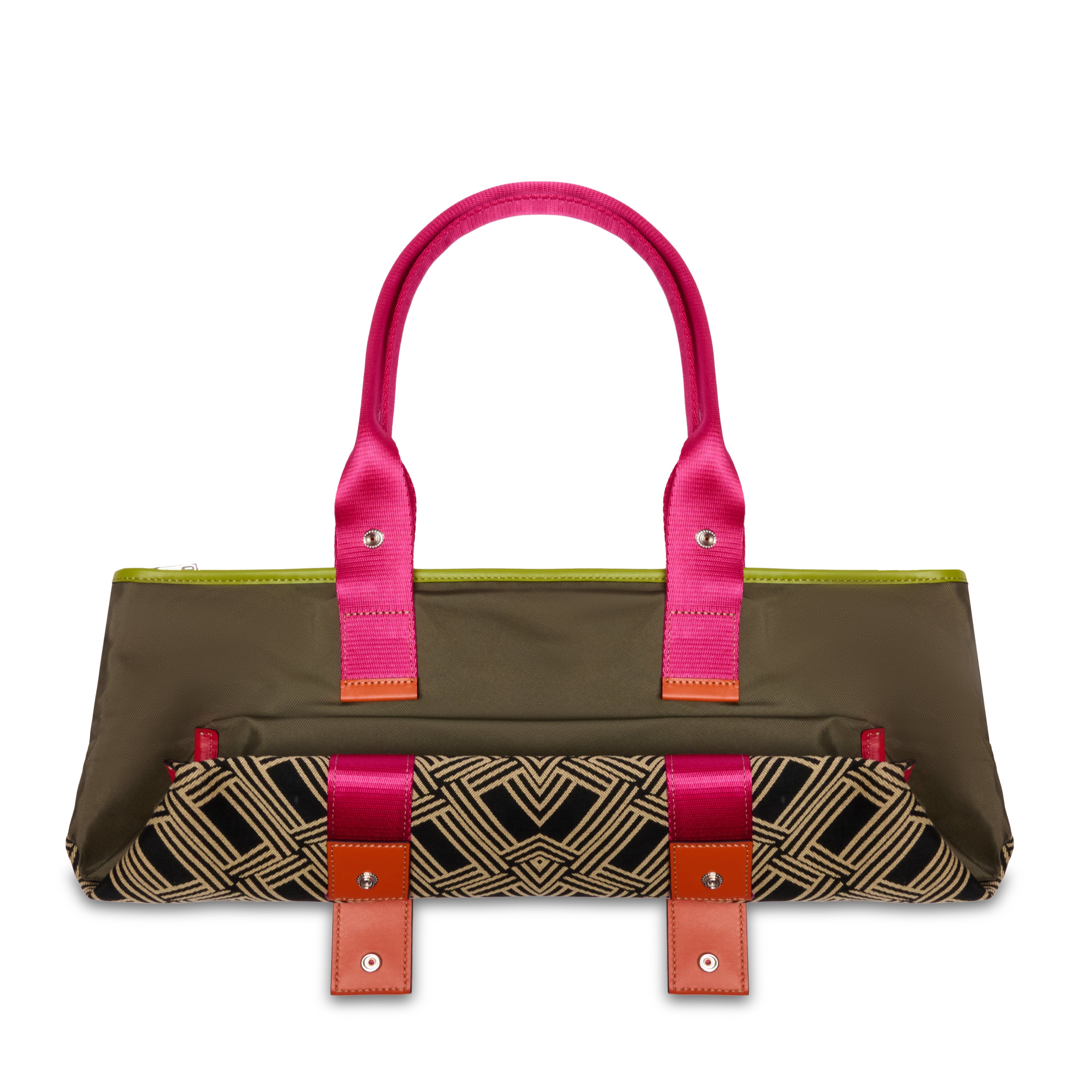 Tote zipped bag mistral rollable large by lancel in cotton LANCEL Black