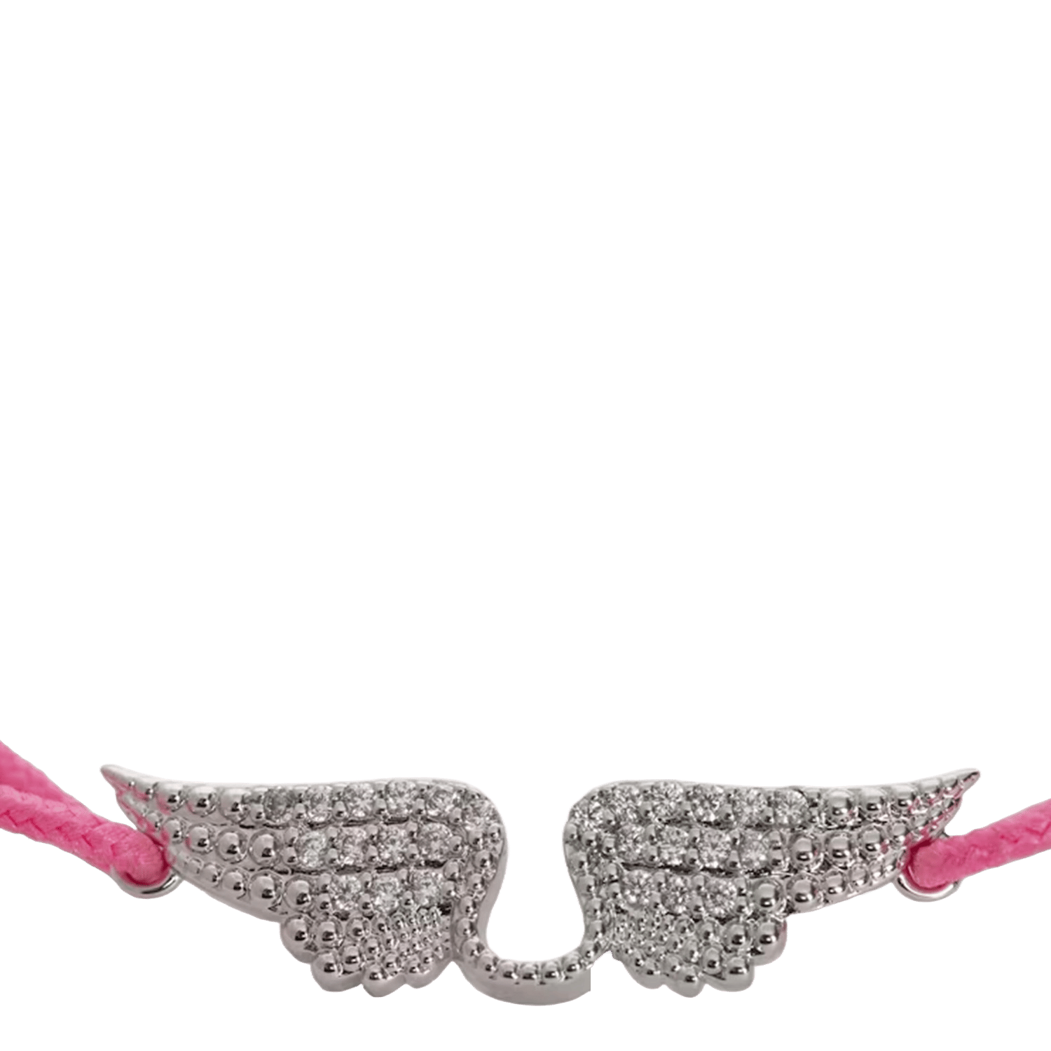 Bracelet à strass link rock ZADIG&VOLTAIRE Rose