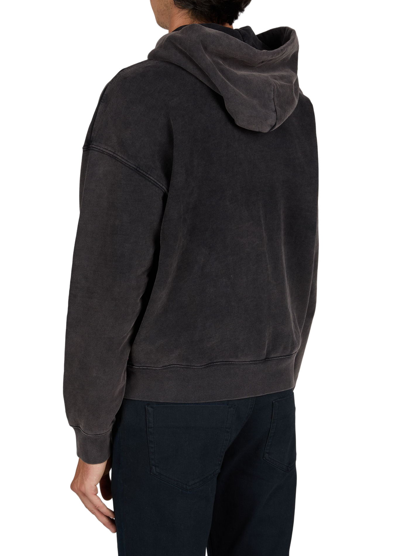 Gewaschener Sweatshirt mit Reißverschluss und Kapuze LEVI'S Schwarz