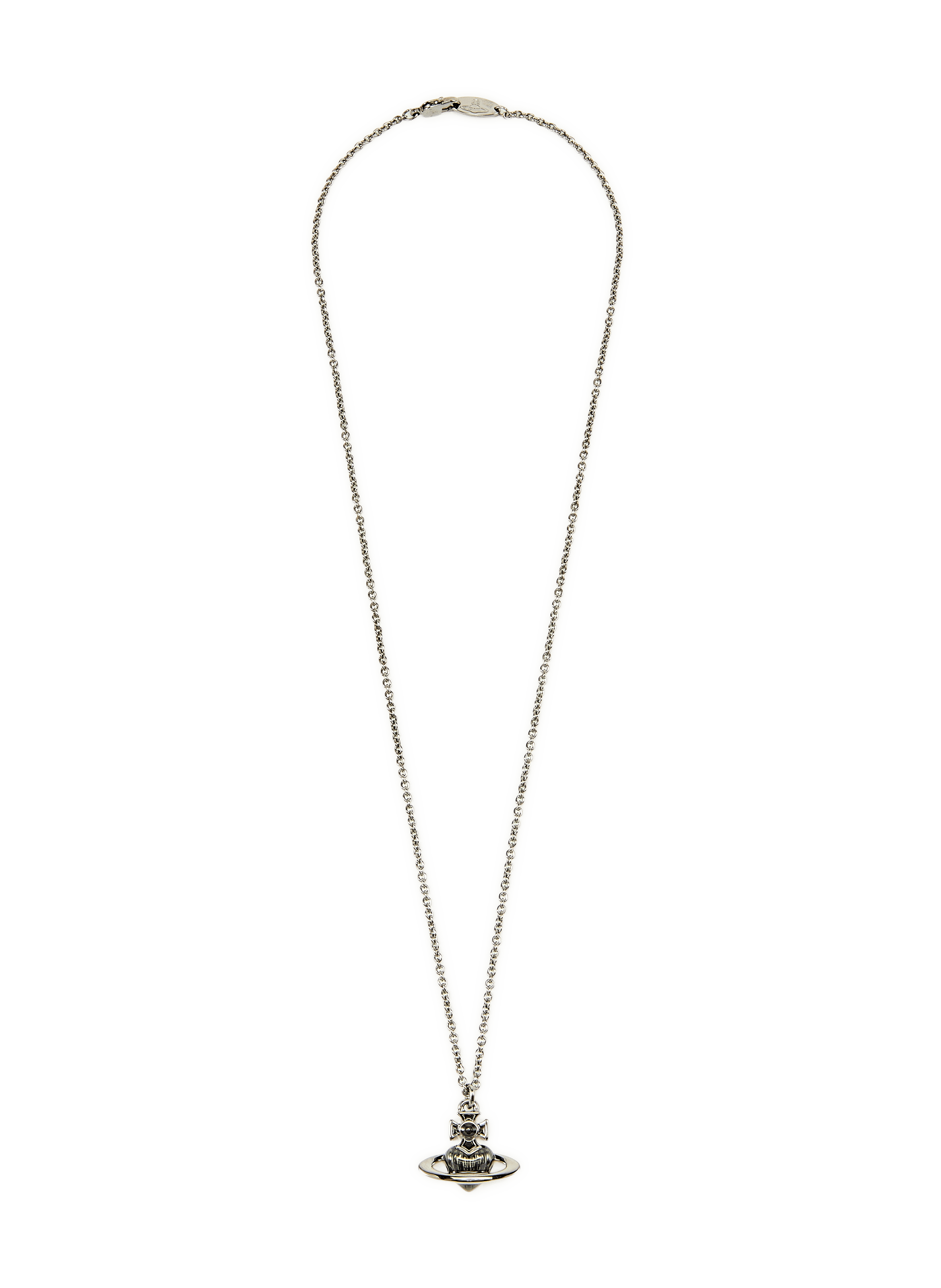 Collier à logo emblématique VIVIENNE WESTWOOD Noir