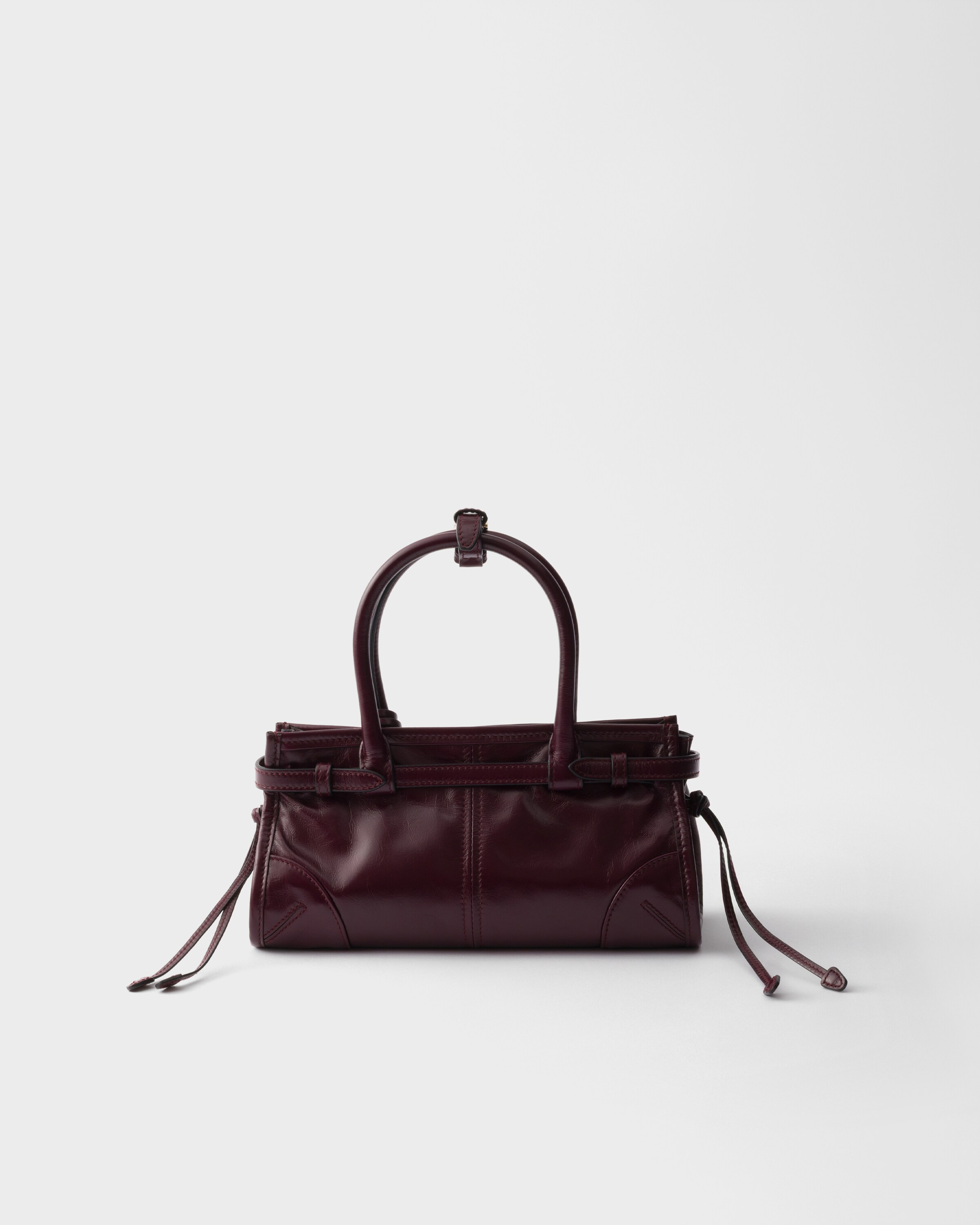Mini sac prada bonnie en cuir PRADA Rouge
