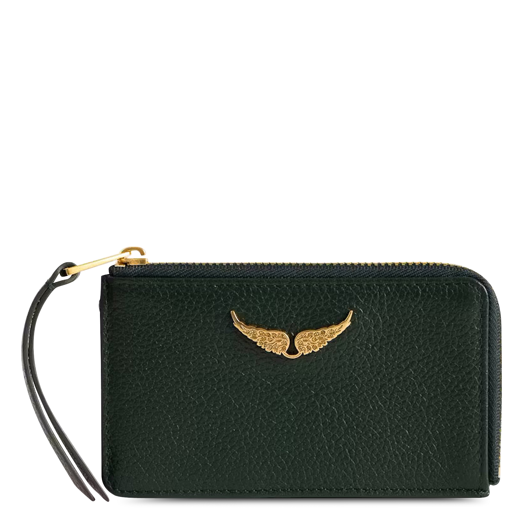 Porte-cartes en cuir zv card ZADIG&VOLTAIRE Vert