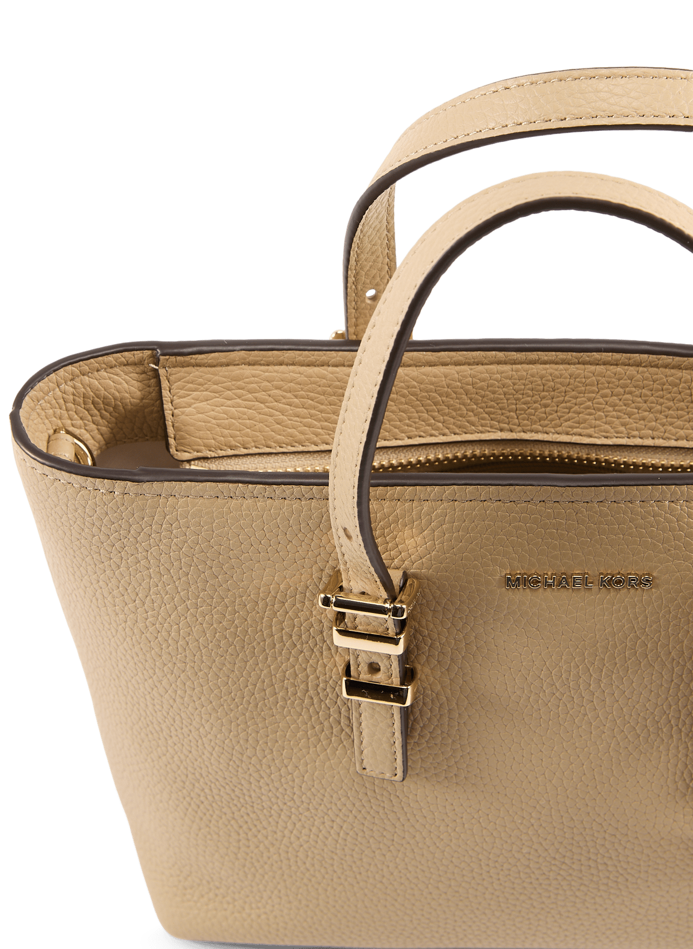 Galleria leather tote bag MICHAEL KORS Beige